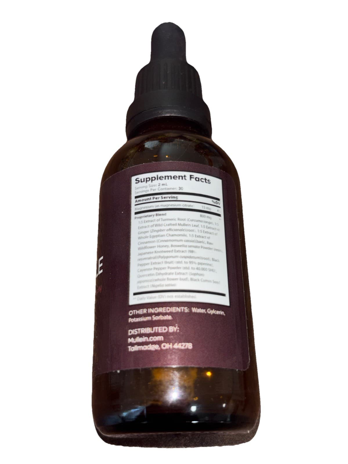 EX-HALE Mullein Drops For Lung Recovery & Restore | Cinnamon, Turmeric, Honey - Thumbnail 2