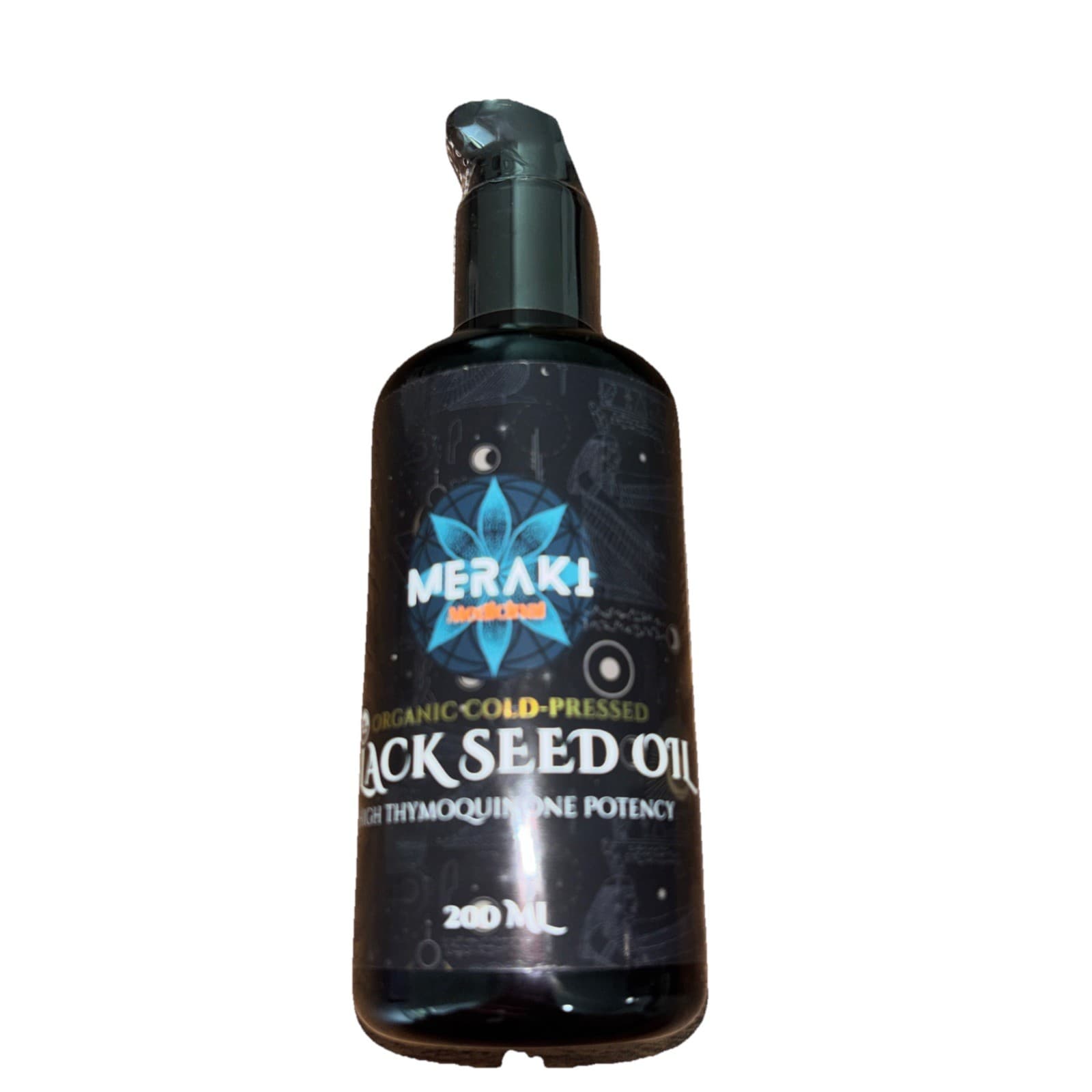 Meraki Medicinal Organic Cold-Pressed Black Seed Oil 200ml Dietary Supplement