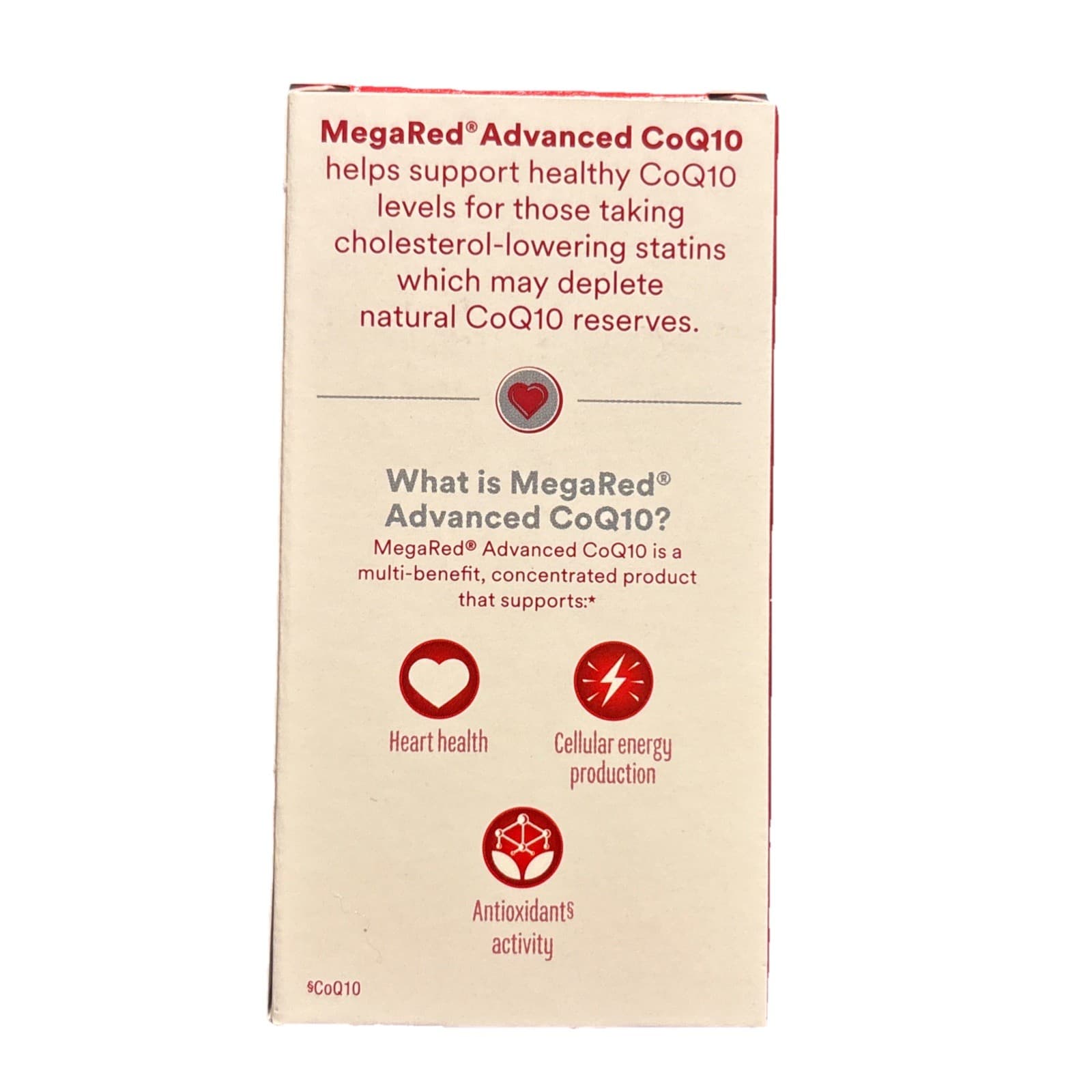 MegaRed Advanced CoQ10 200mg Support Dietary Supplement - Brand New Sealed - Thumbnail 3