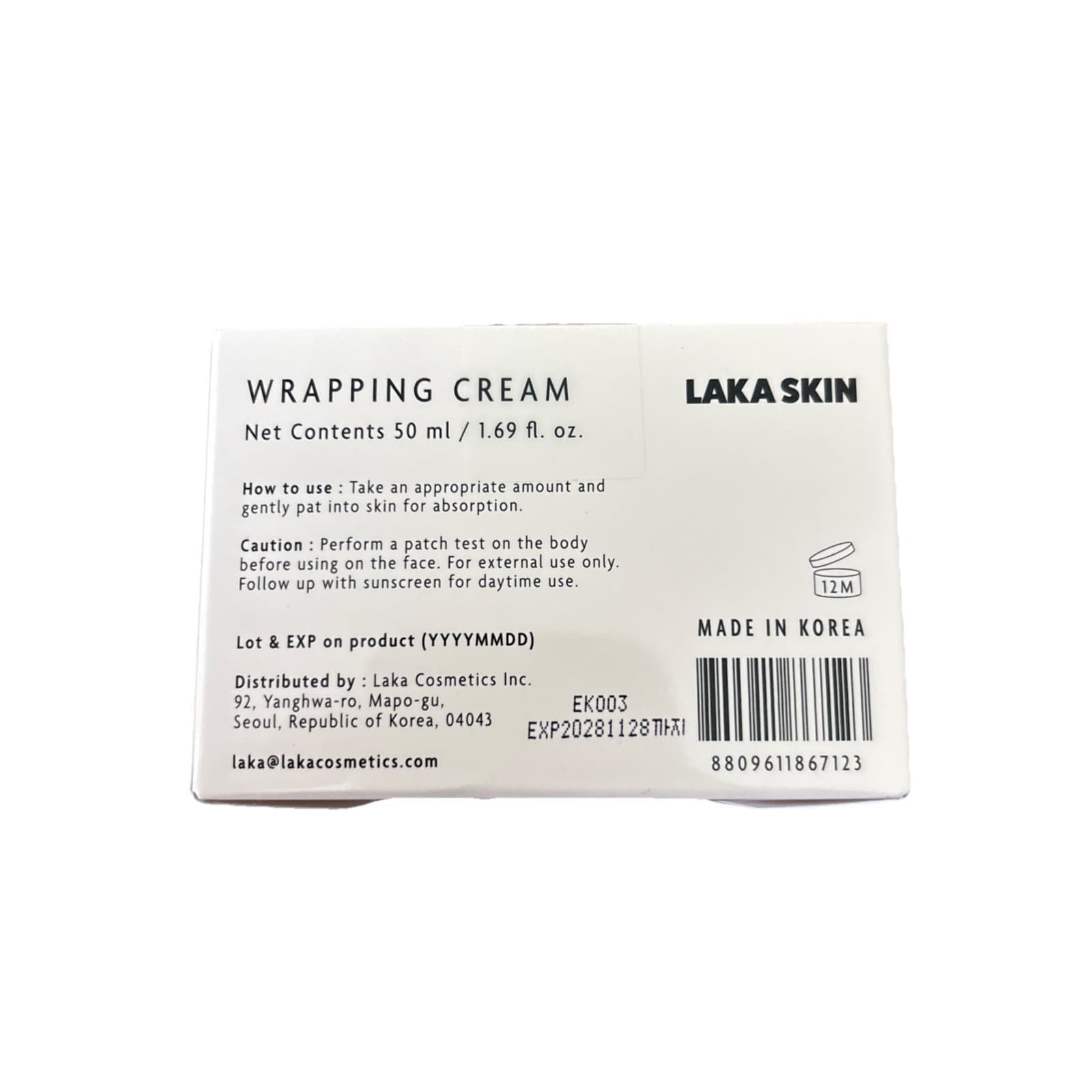 Laka Skin Wrapping Cream - 50ml/1.69 Fl Oz - Brand New Factory Sealed - Thumbnail 2