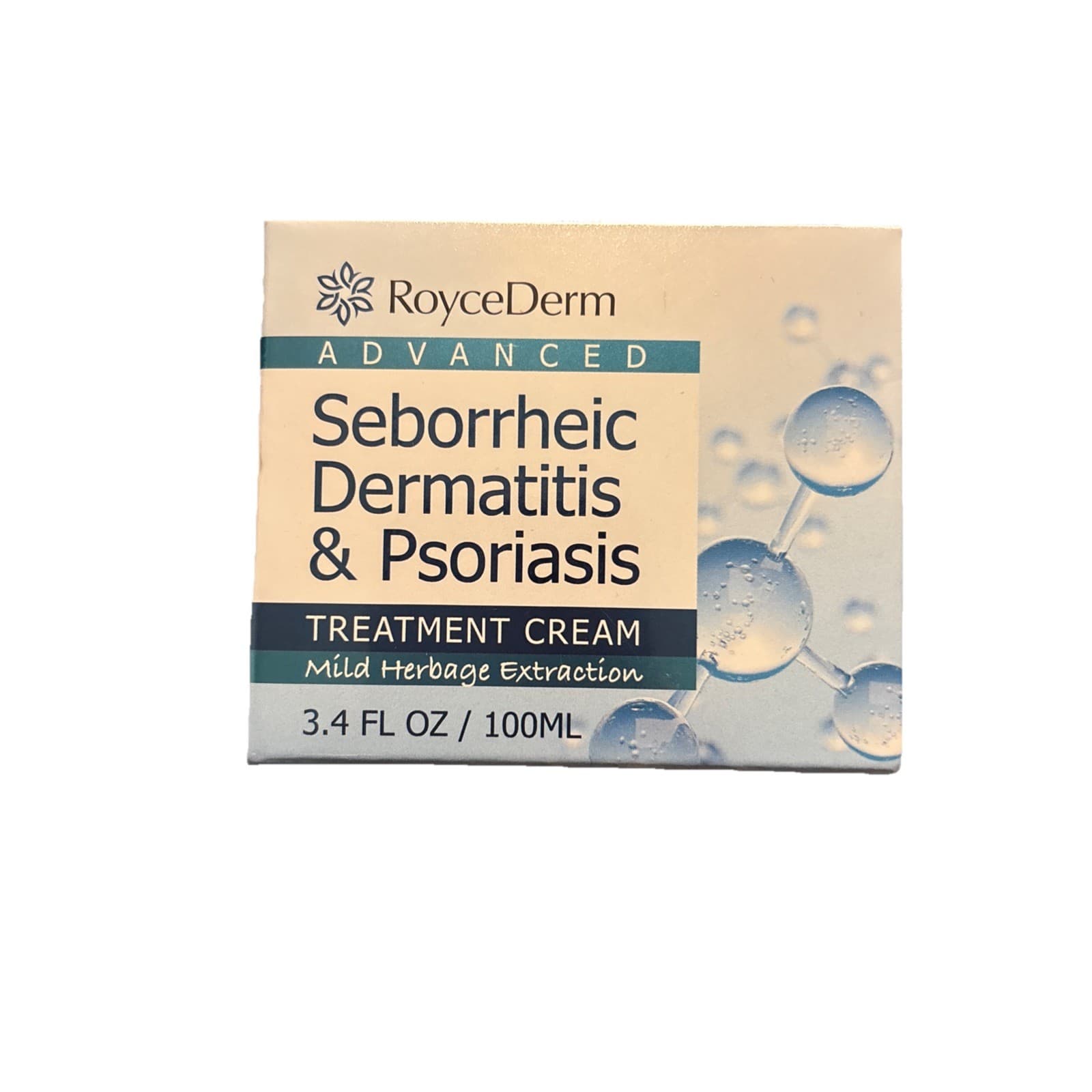 RoyceDerm Advanced Seborrheic Dermatitis & Psoriasis Treatment Cream 3.4 fl oz