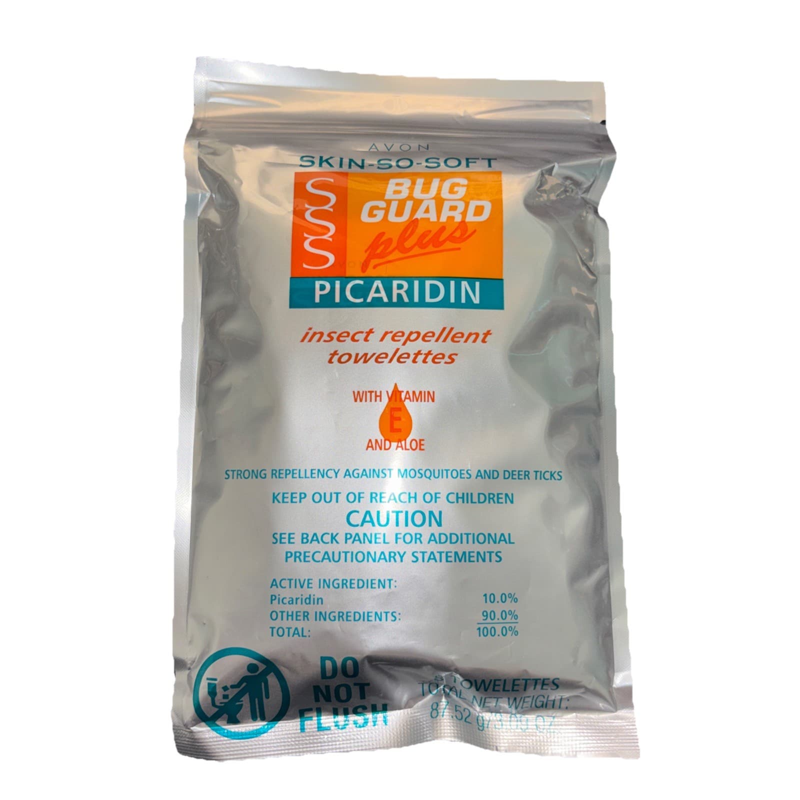 Avon Lot of 2 Skin So Soft Bug Guard + Picaridin Towelettes 8's