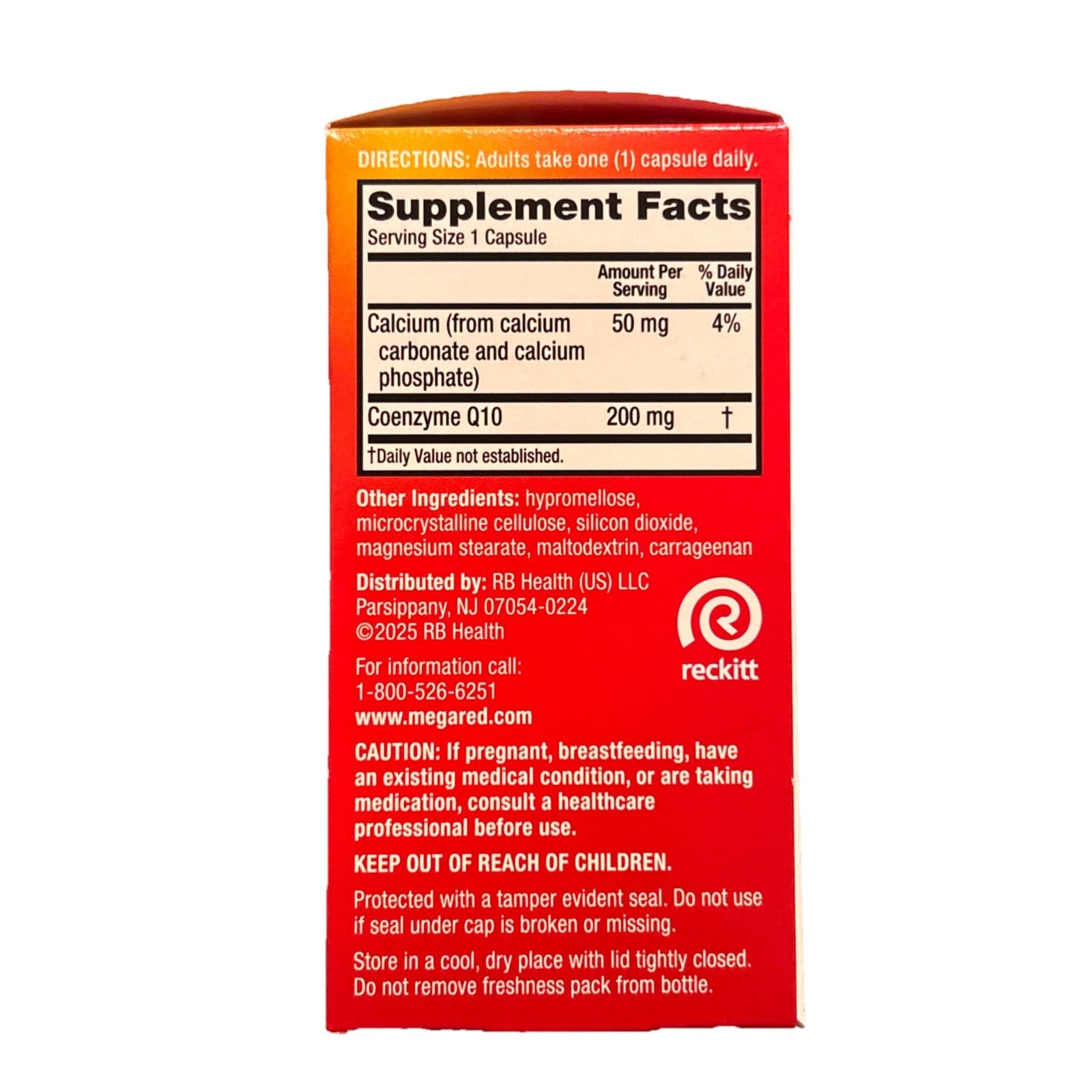 MegaRed Advanced CoQ10 200mg Support Dietary Supplement - Brand New Sealed - Thumbnail 2