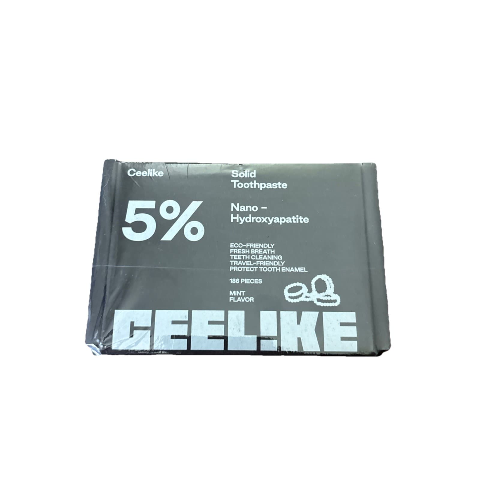 CEELIKE 5% Hydroxyapatite Solid Toothpaste ? Enamel Strengthening - 62 Tablets