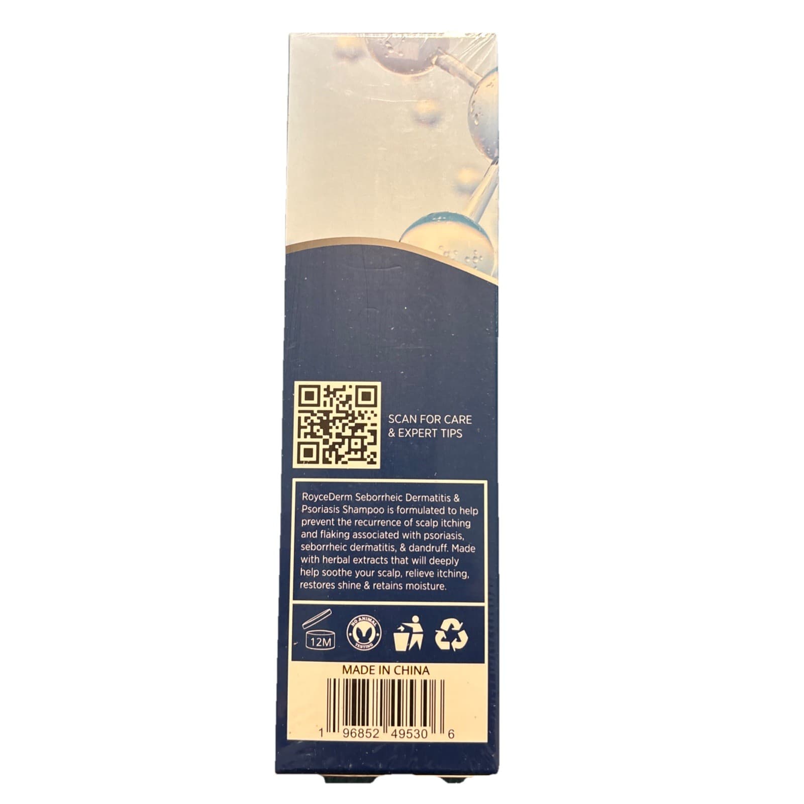 RoyceDerm Seborrheic Dermatitis Treatment Shampoo Itchy Scalp Psoriasis 8.45oz - Thumbnail 4