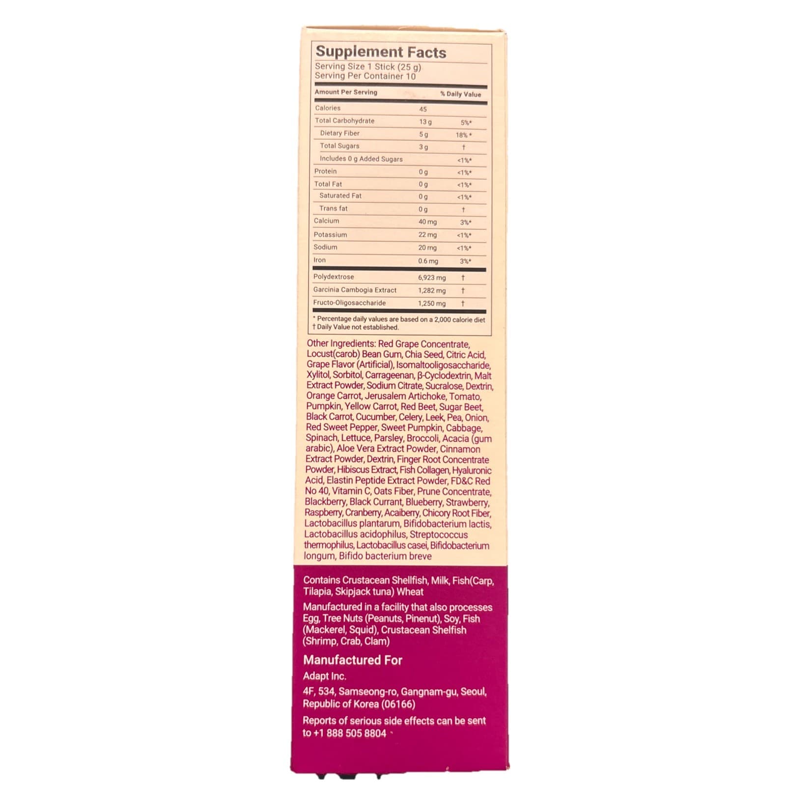 FOODOLOGY Coleology Bowel Movement Jelly 10 Days - Garcinia Cambogia HCA - Thumbnail 2