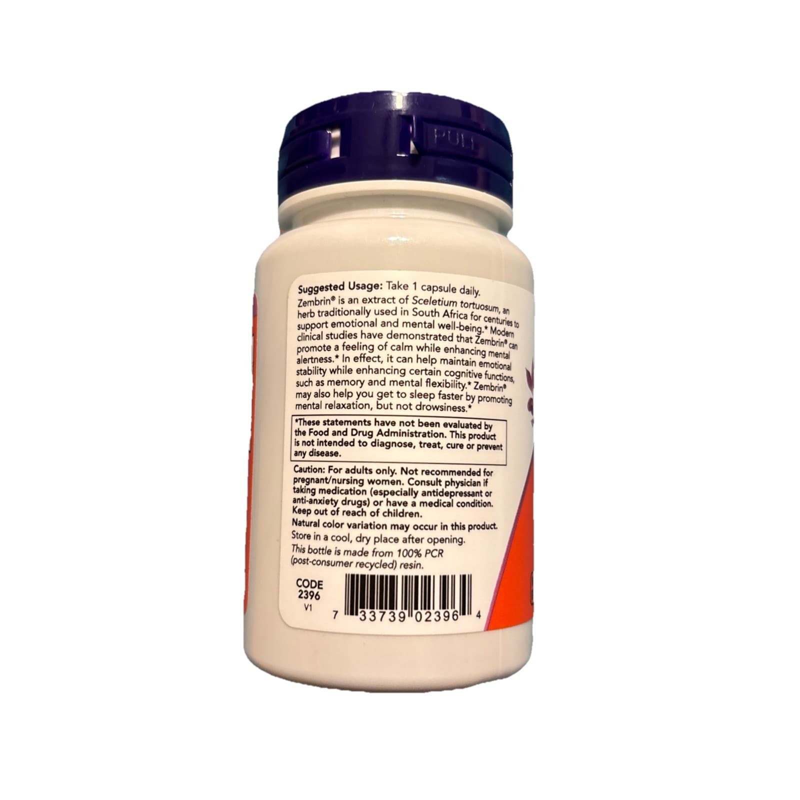 Calm & Focus With Zembrin & GABA, 60 Veg Capsules - Thumbnail 3