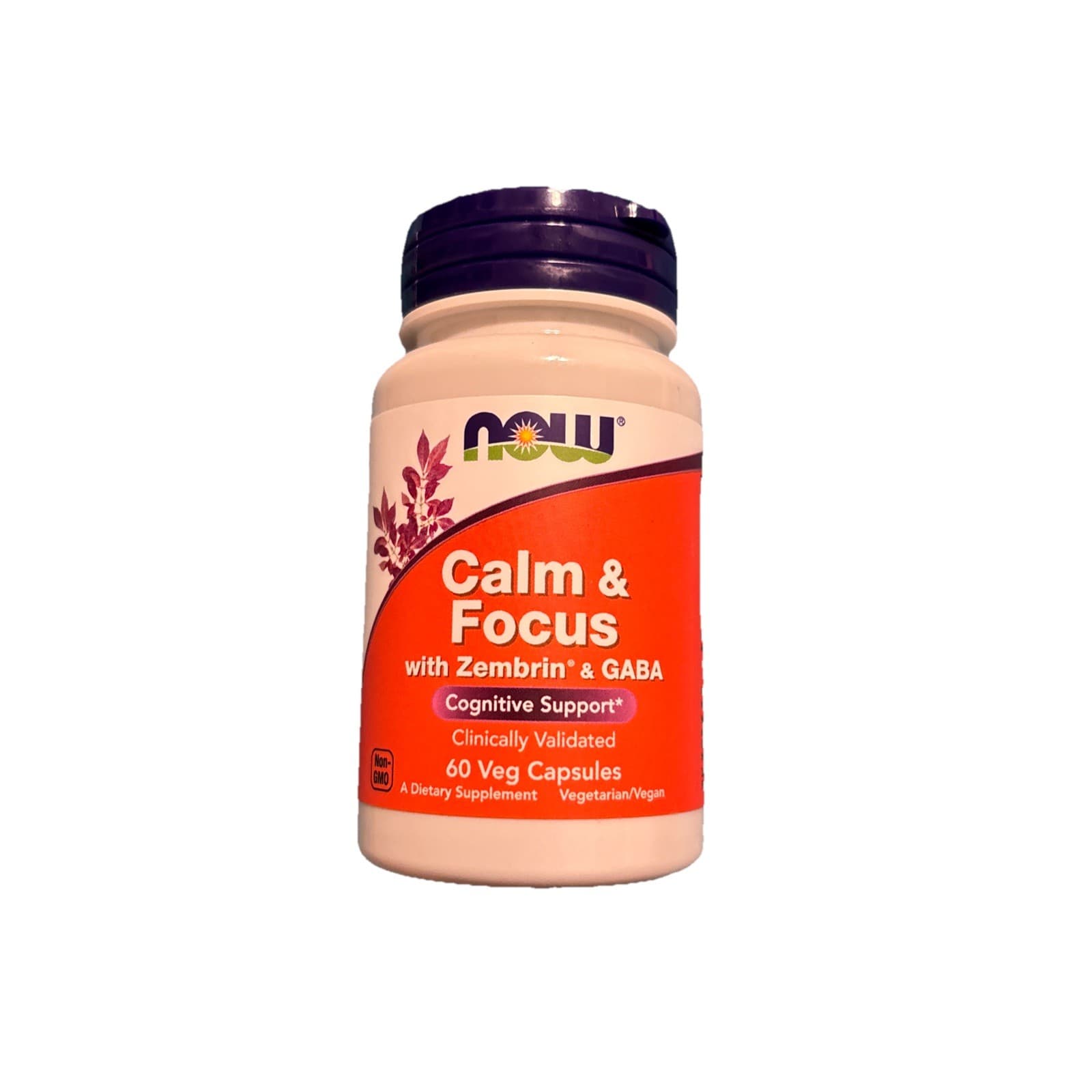 Calm & Focus With Zembrin & GABA, 60 Veg Capsules