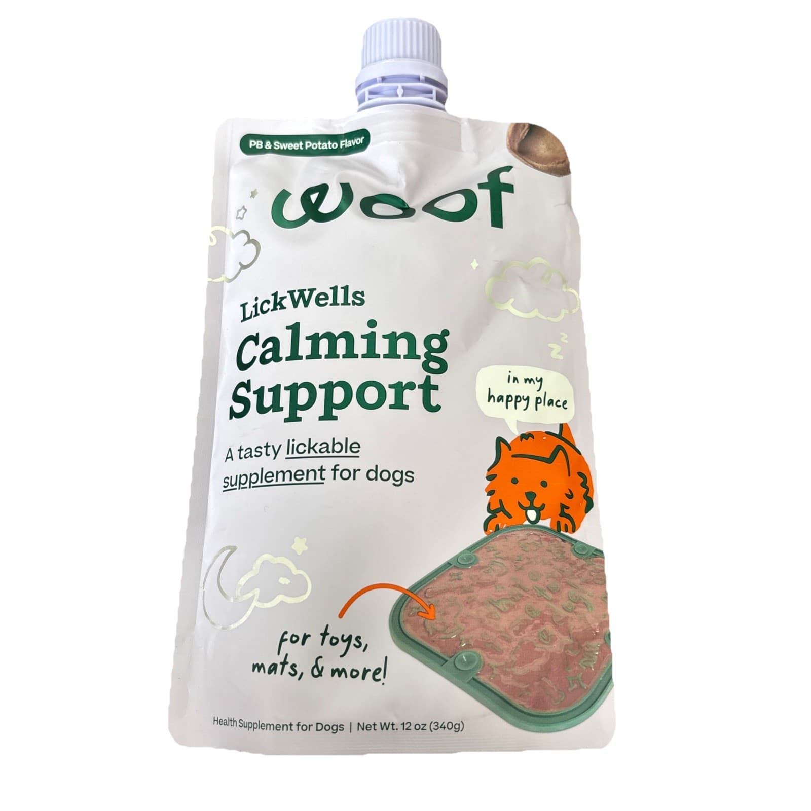 WOOF Calming Lick Mix - Easy DIY Dog Treat Refill - Healthy & Long-Lasting