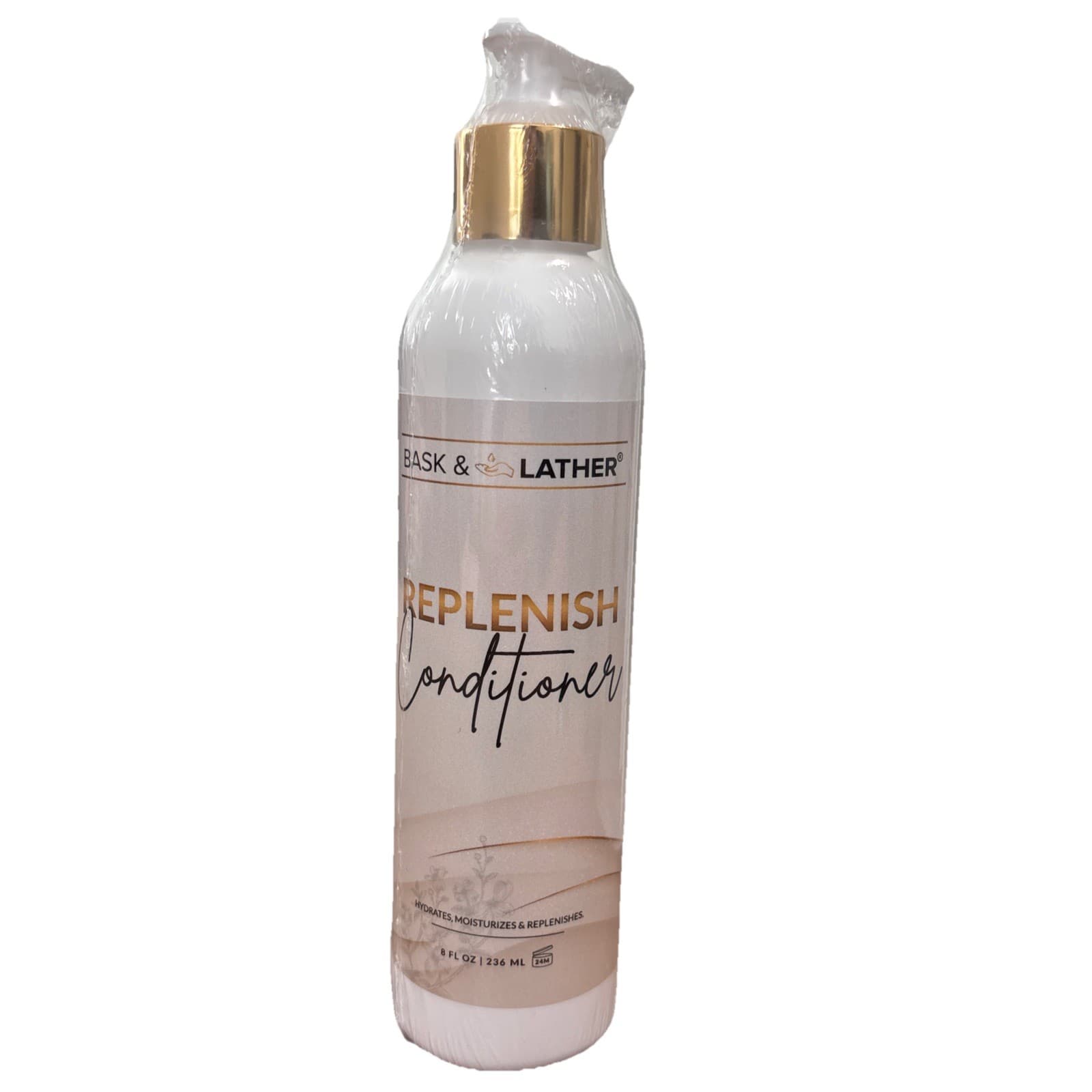 Bask & Lather Replenish Hair Conditioner 8 fl oz