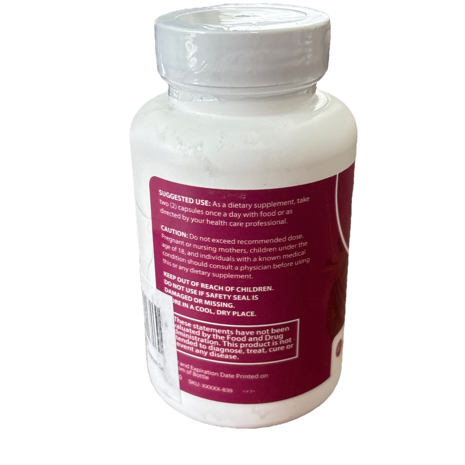 Rosabella Beetroot Supplement Capsules 1300mg – 1Bottles (60 Capsules Each) New - Thumbnail 2