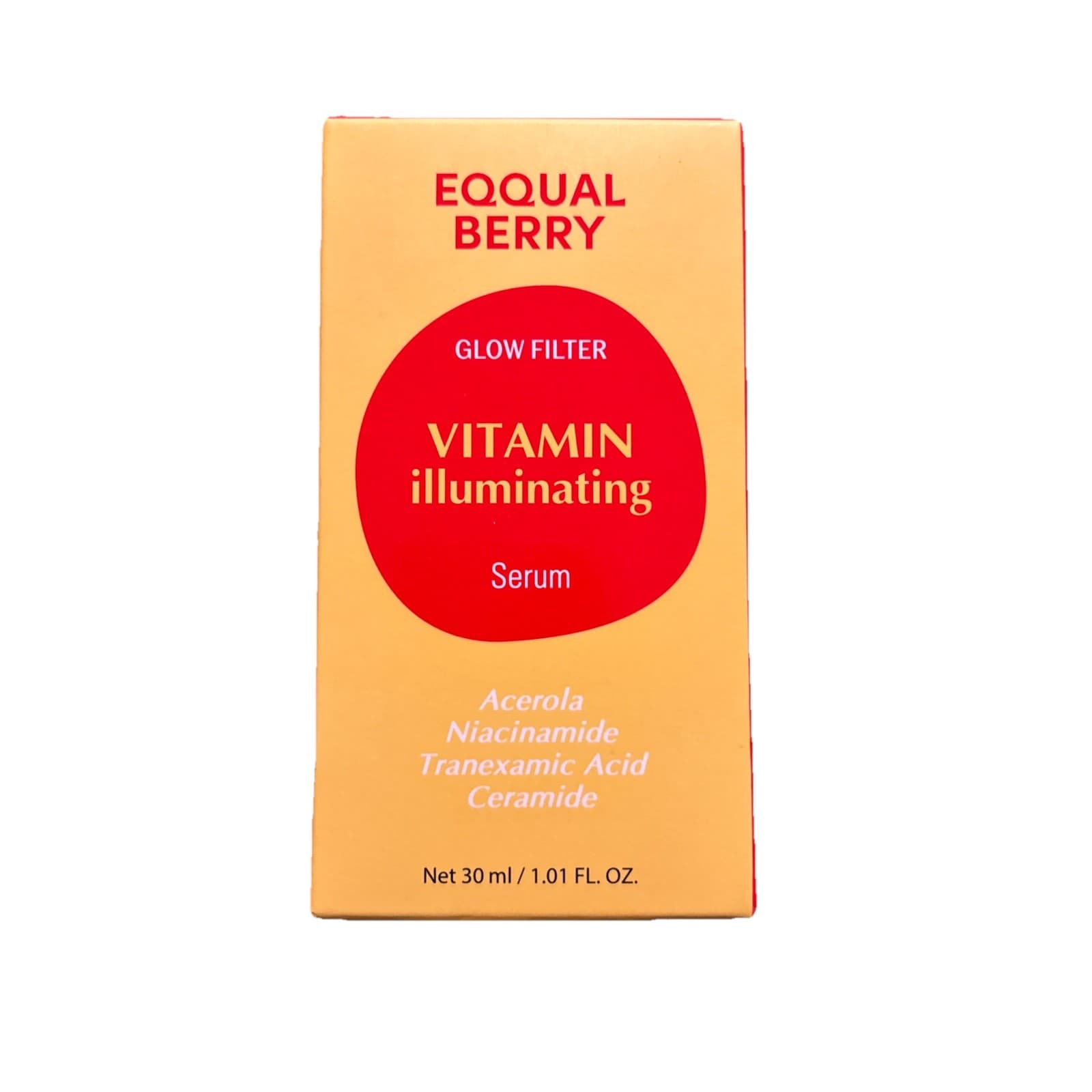 EQQUAL BERRY Glow Filter Vitamin Illuminating Serum 1.01 fl oz. Exp 4/2029