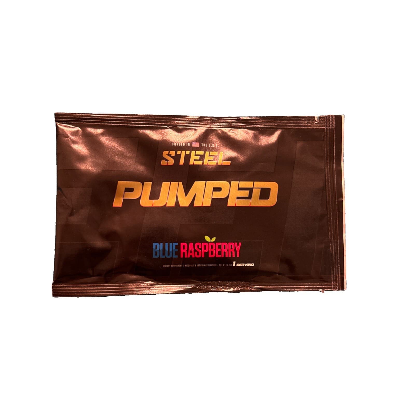 Supplements PUMPED Blue Raspberry Pump Pre Workout Sample Packet New