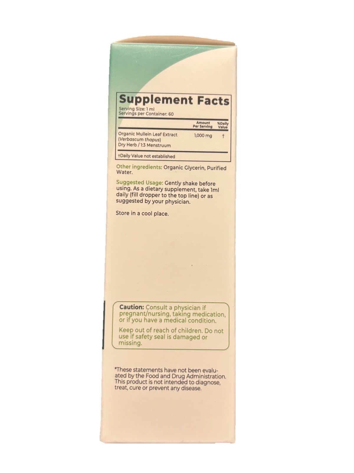 Why Not Natural Mullein Leaf Extract Drops Extra Strength Respiratory 2 fl oz - Thumbnail 2