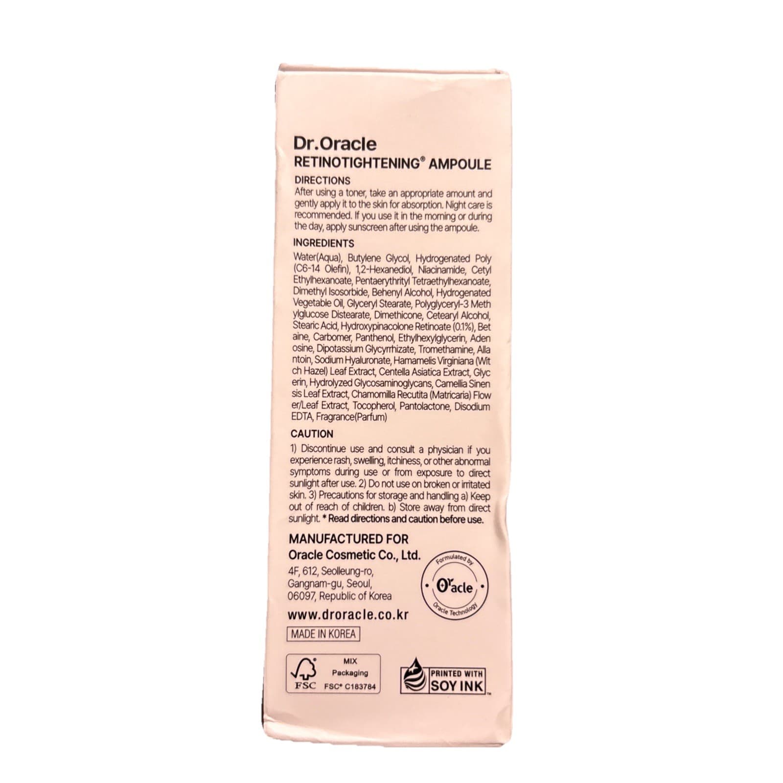 DR. ORACLE Retino Tightening Ampoule – Anti-Aging Retinol Serum for Wrinkles ... - Thumbnail 4