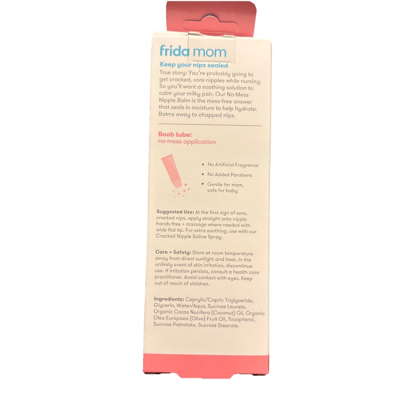 Frida Mom Nipple Cream, No-Mess Balm Moisturizer for 1.5 Ounce, White - Thumbnail 2
