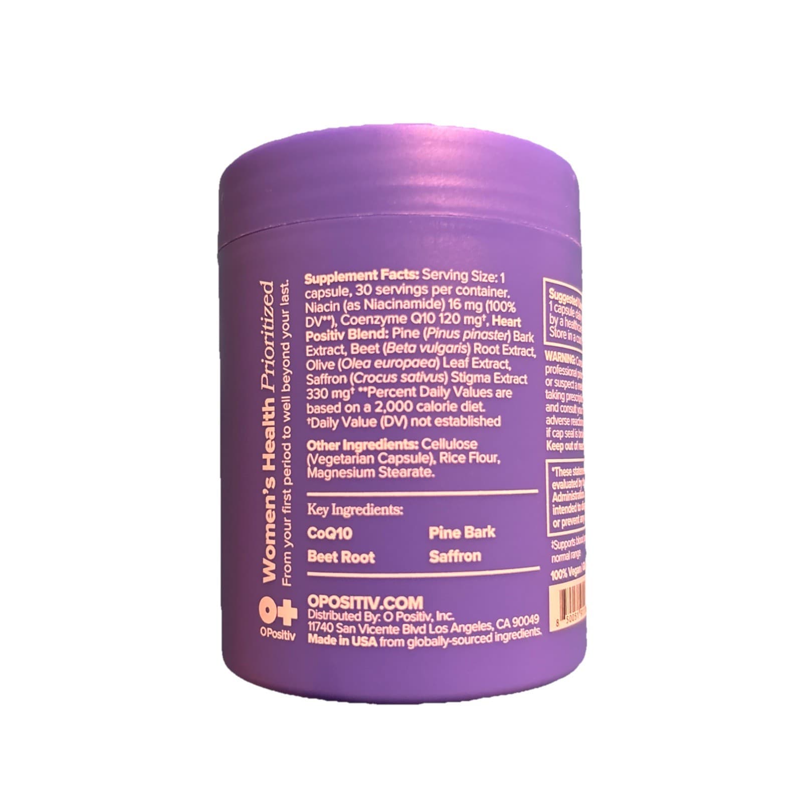 MENO Heart + Blood Pressure Capsules – Daily for Healthy Circulation, Stress ... - Thumbnail 2