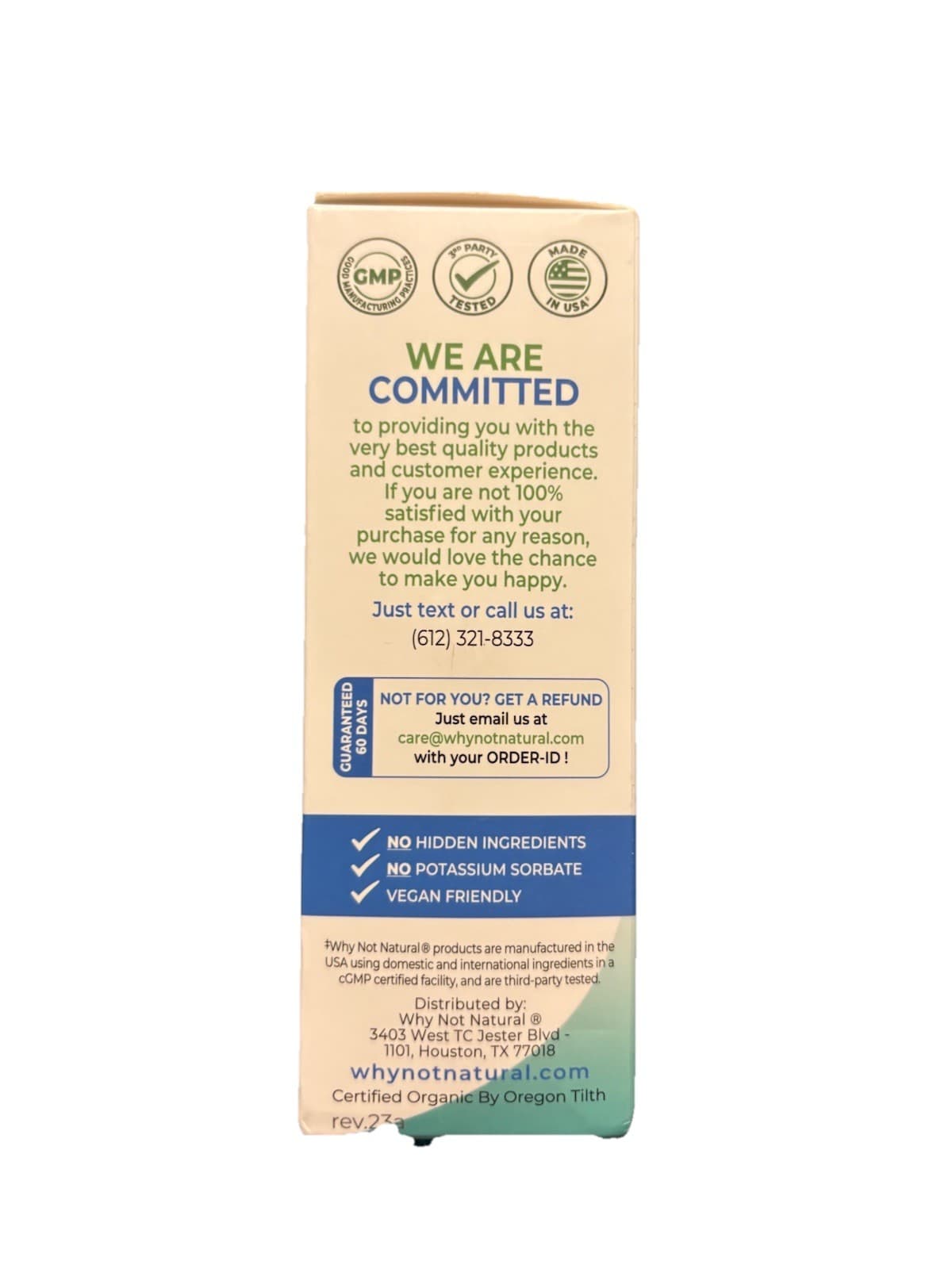 Why Not Natural Zinc Picolinate Bisglycinate Liquid Unflavored Vegan 4 fl oz - Thumbnail 4