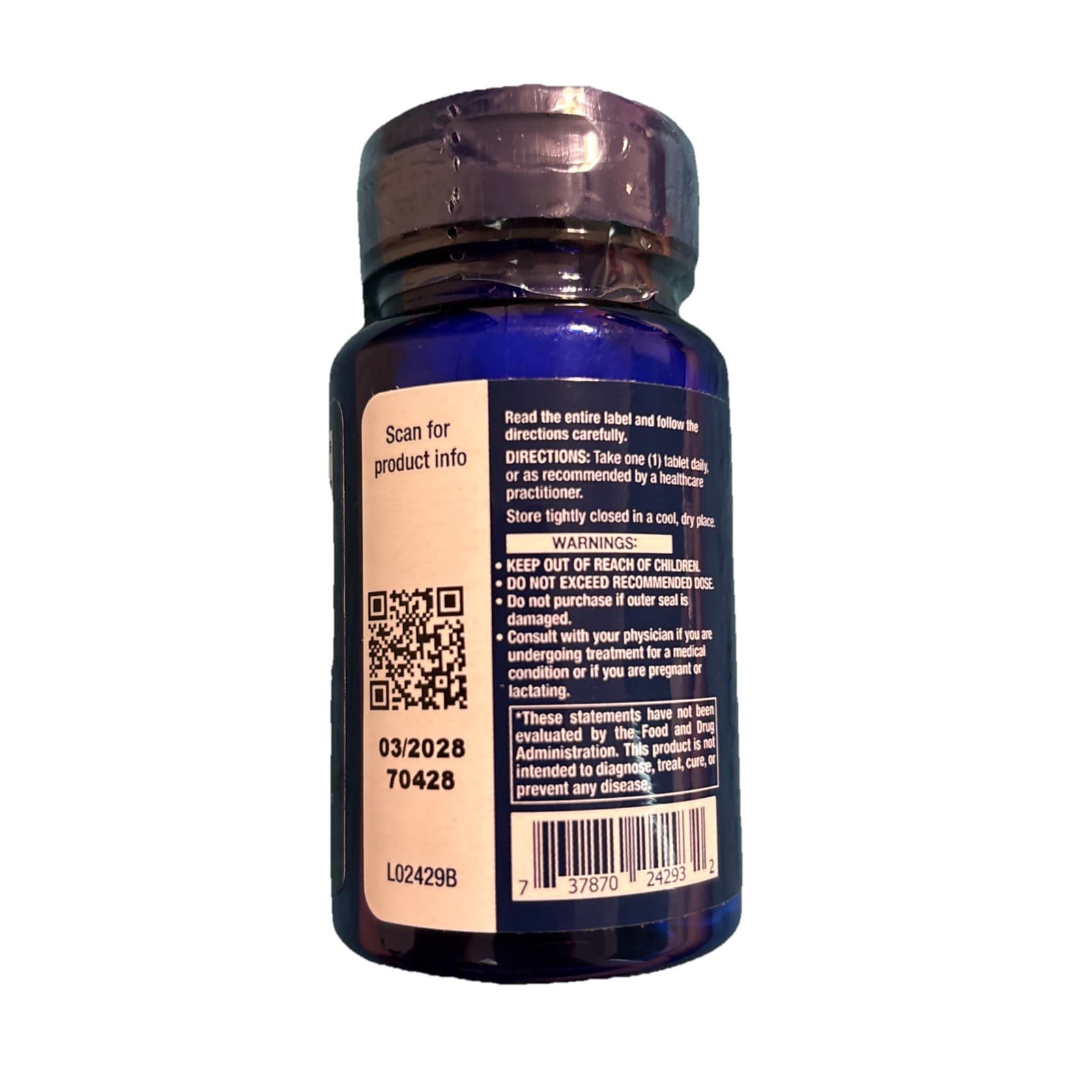 Life Extension Theanine XR Stress Relief, 30 Vegetarian Tablets - Thumbnail 3