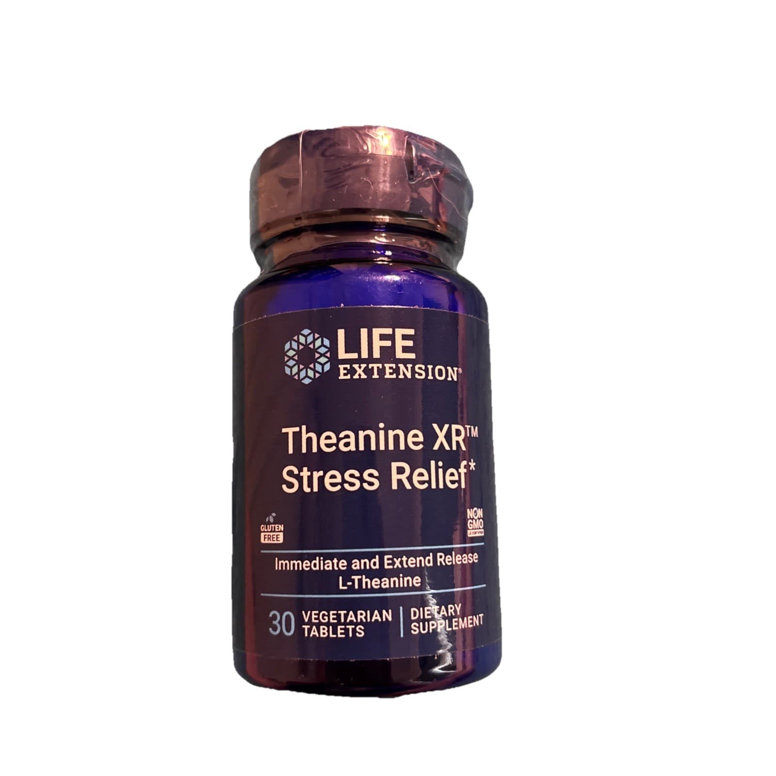 Life Extension Theanine XR Stress Relief, 30 Vegetarian Tablets