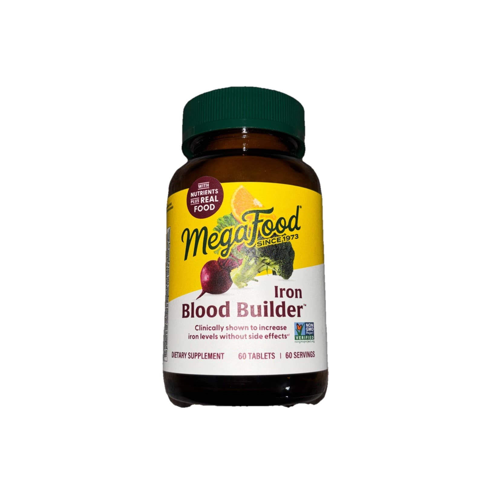 Sealed - MegaFood Blood Builder - Iron Supplement Vegan - 60 Tablets