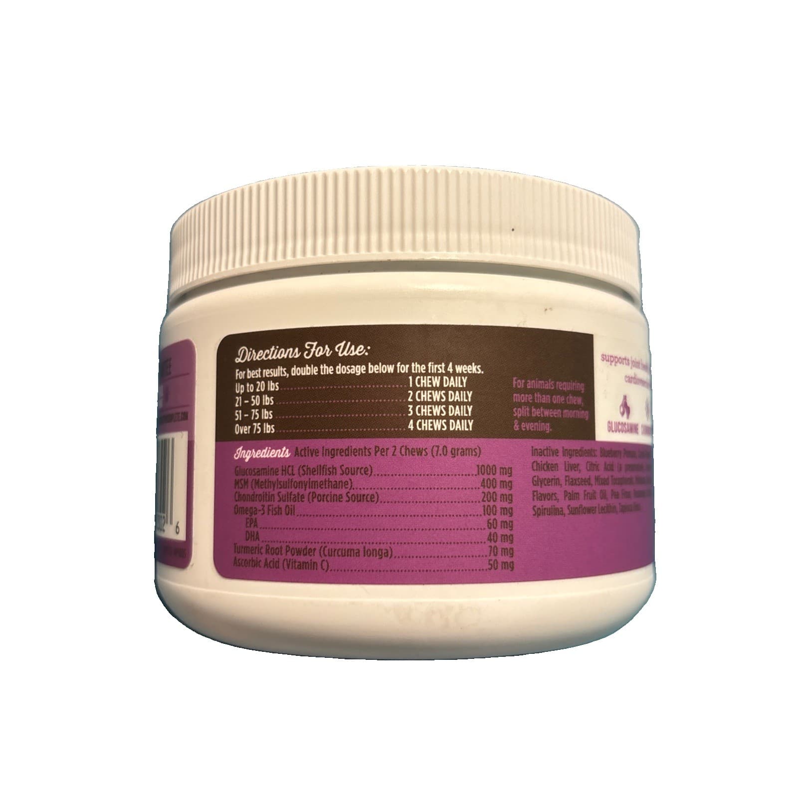 Dr. Joseph's Dog Hip & Joint for Arthritis Pain – High-Strength Glucosamine 1/27 - Thumbnail 3
