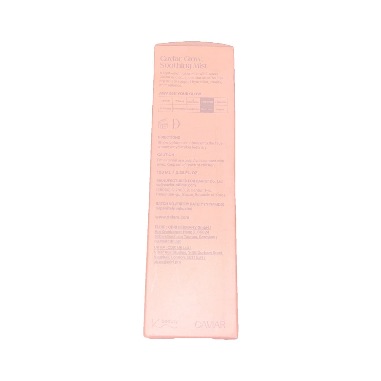 Caviar Glow Soothing Mist | Korean Glass Skin Spray Serum with 5% Caviar & Squal - Thumbnail 2