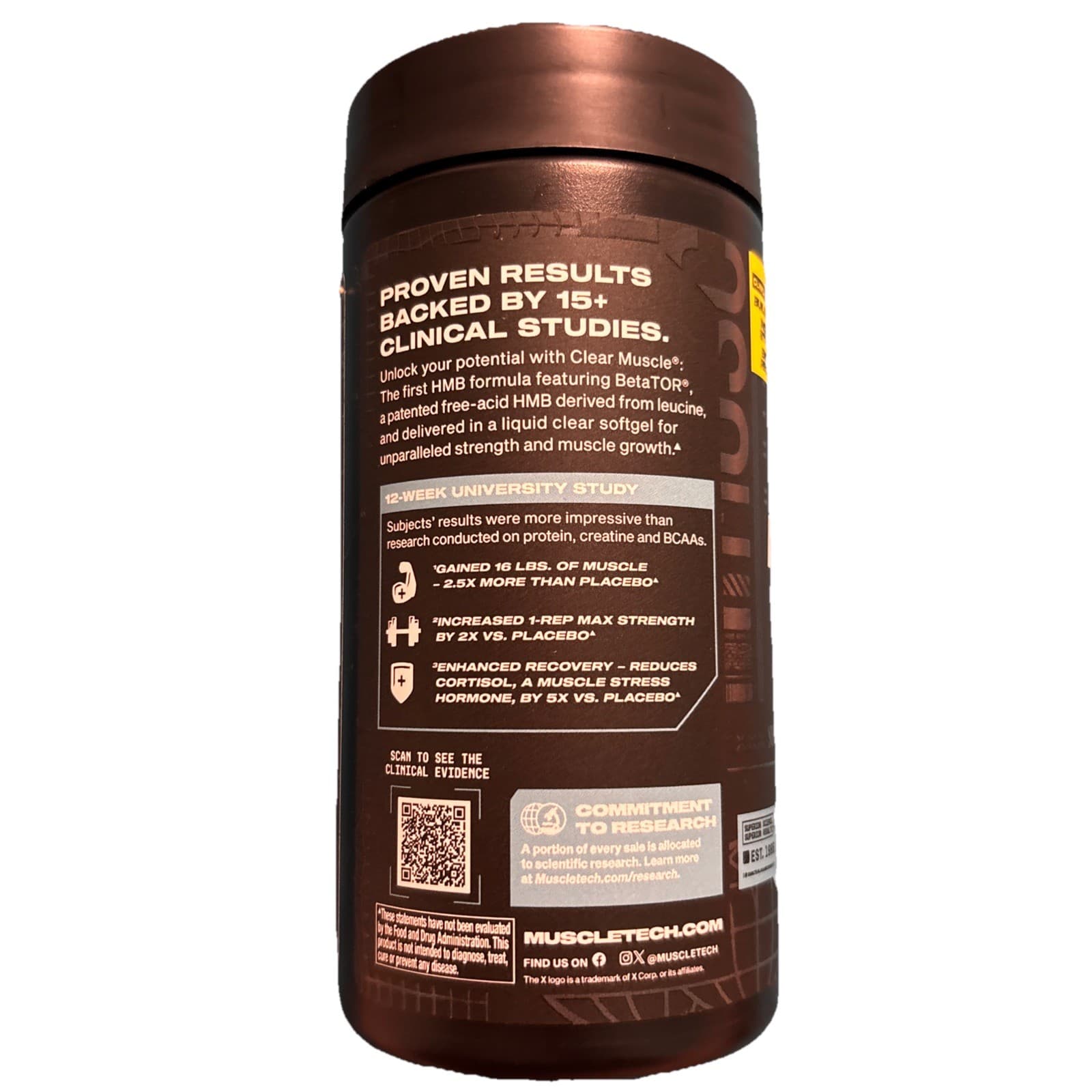 MuscleTech Clear Muscle Post Workout Recovery, Muscle Builder for Men & Women - - Thumbnail 3