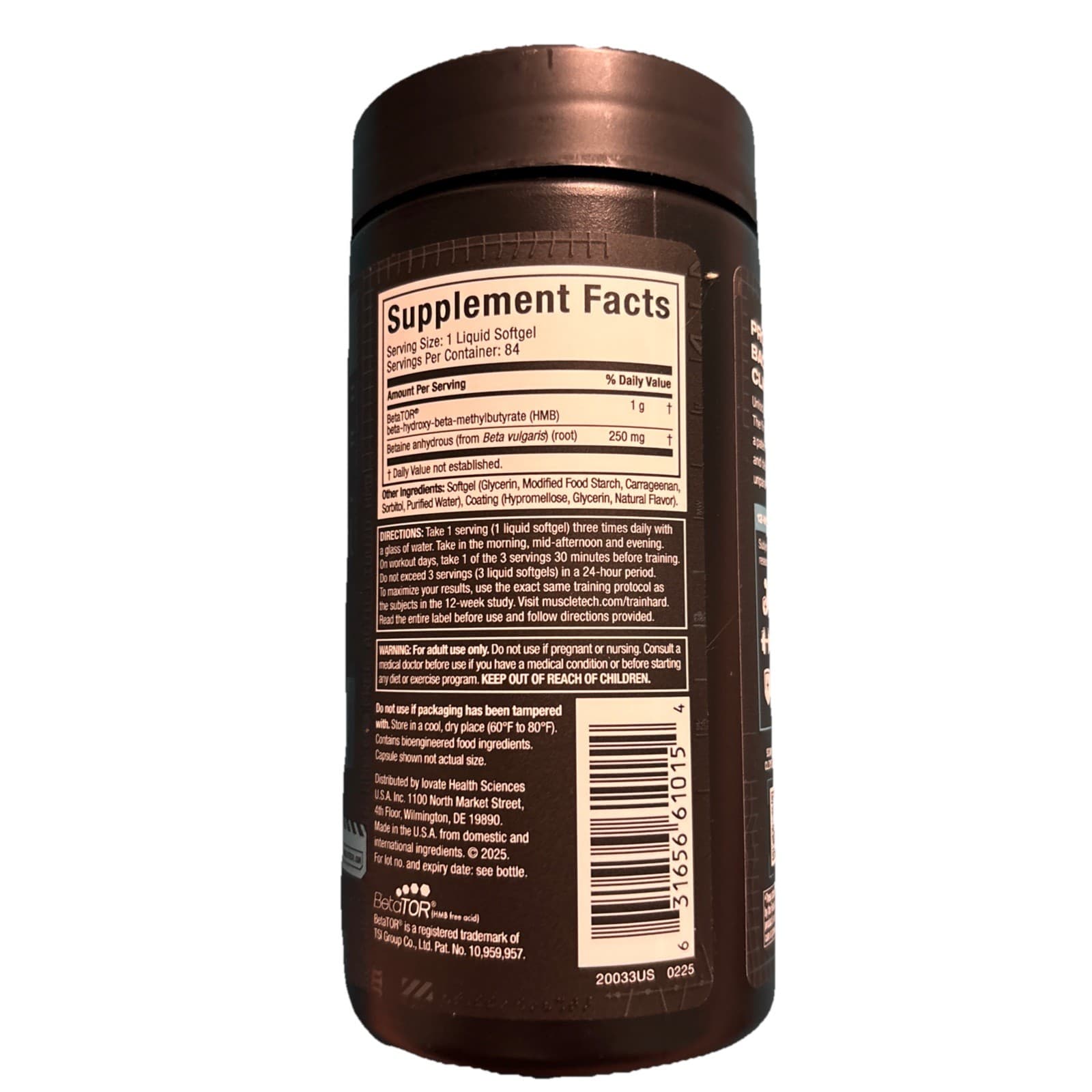 MuscleTech Clear Muscle Post Workout Recovery, Muscle Builder for Men & Women - - Thumbnail 2