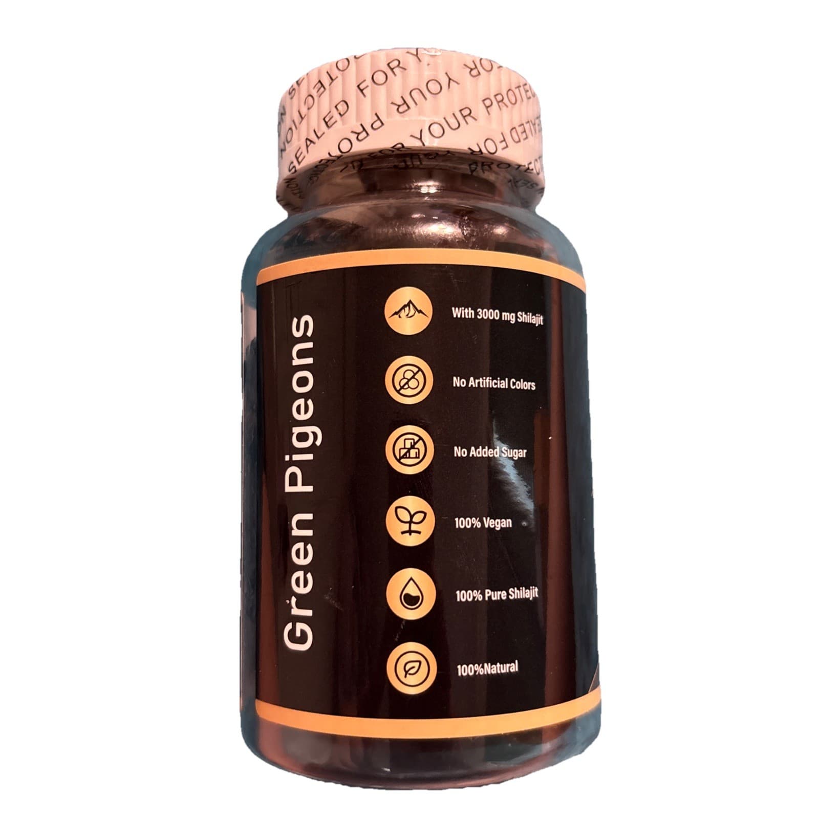 Green Pigeons Himalayan Shilajit Gummies Fulvic Acid Black Musli 60 Vegan - Thumbnail 3