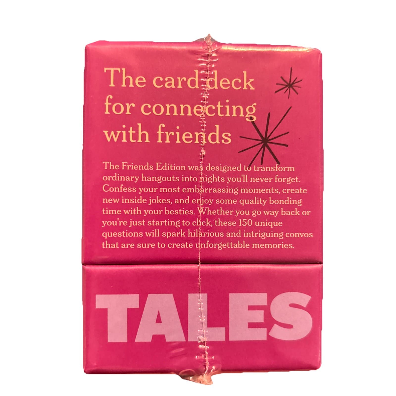 Conversation Cards Friends Edition Party Game Adults Teens Kids TALES 150 Games - Thumbnail 4
