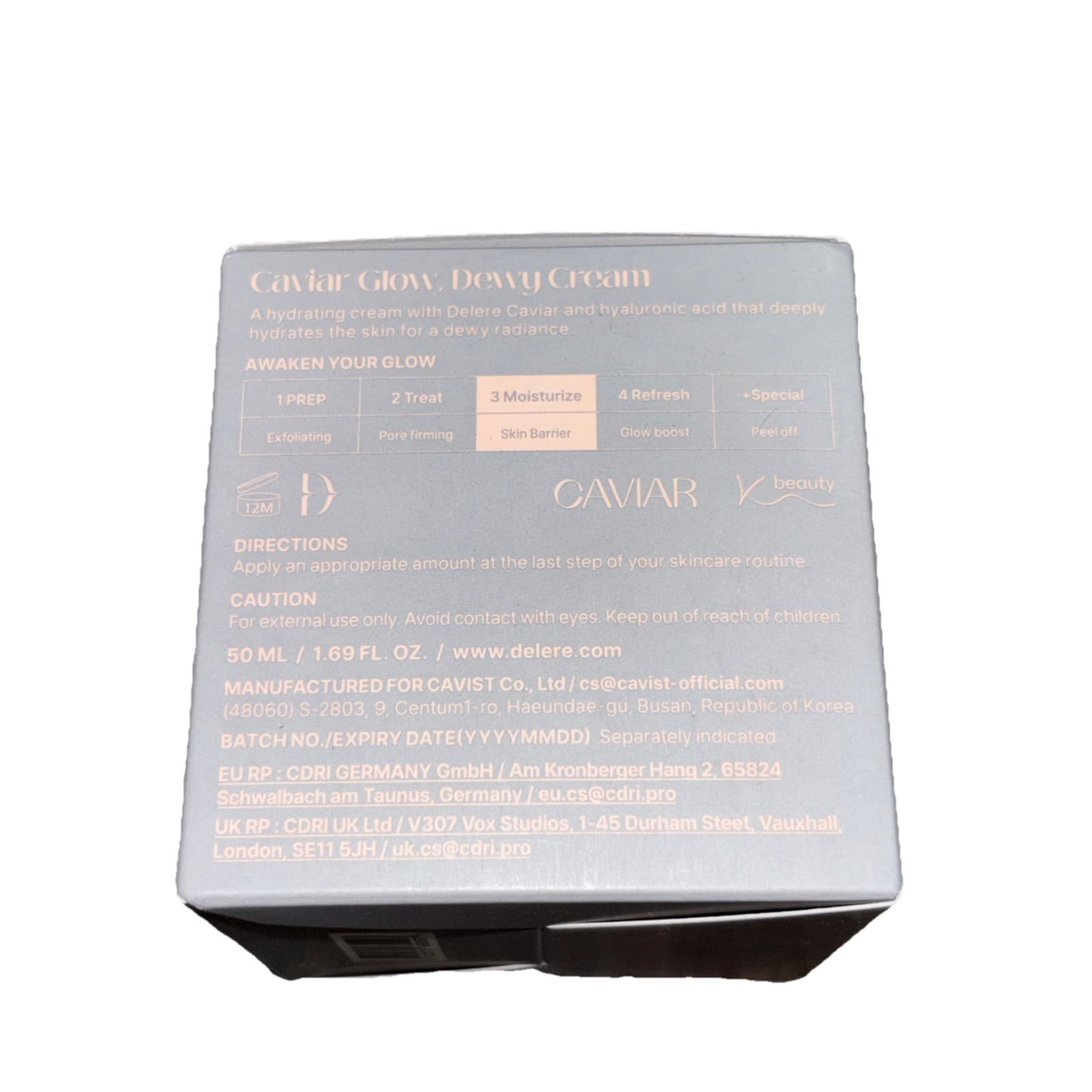 Caviar Glow Dewy Cream | Hydrating Caviar Collagen Cream | Korean Hyaluronic ... - Thumbnail 4