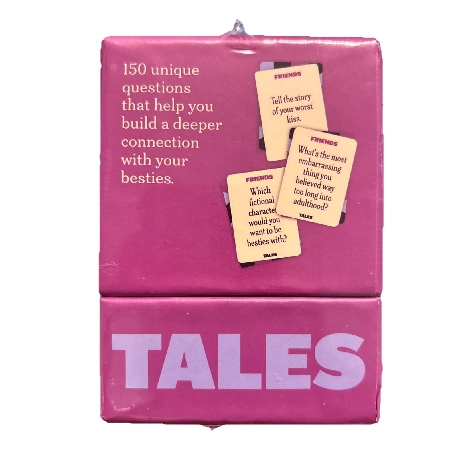Conversation Cards Friends Edition Party Game Adults Teens Kids TALES 150 Games - Thumbnail 2