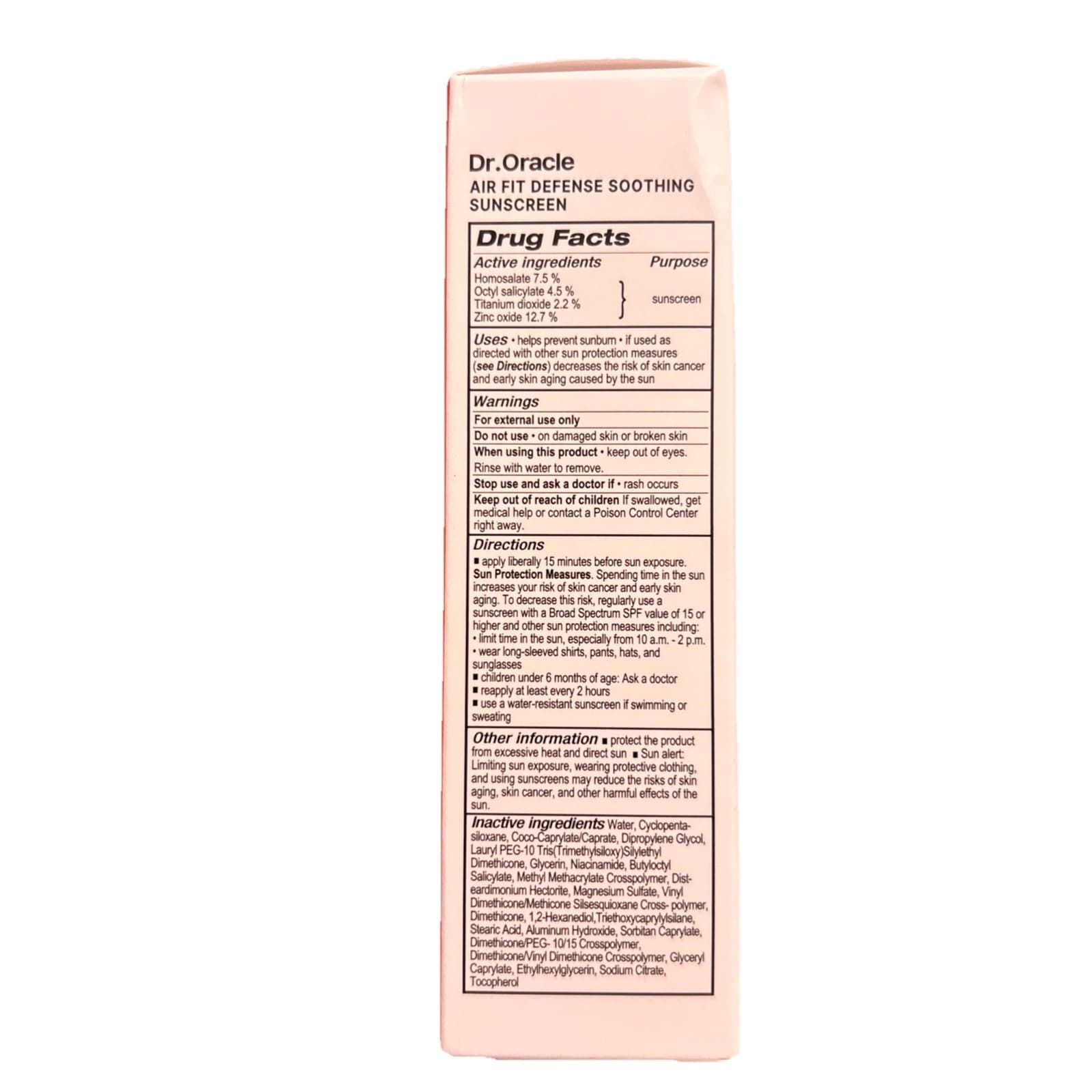 DR.ORACLE Air Fit Defense Soothing Sunscreen 1.69fl.oz - Thumbnail 4