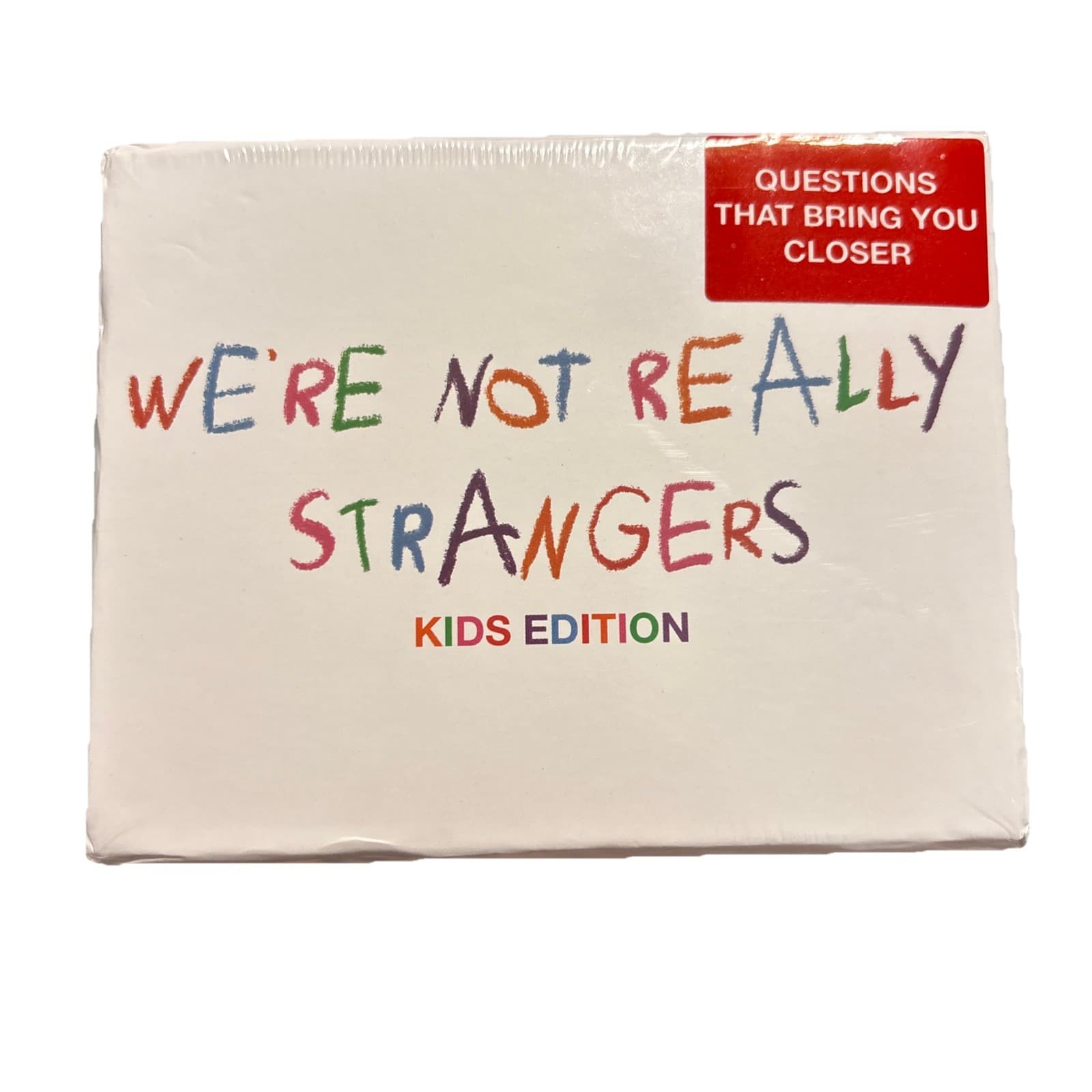 We're Not Really Strangers Kid's Edition Card Game New Sealed