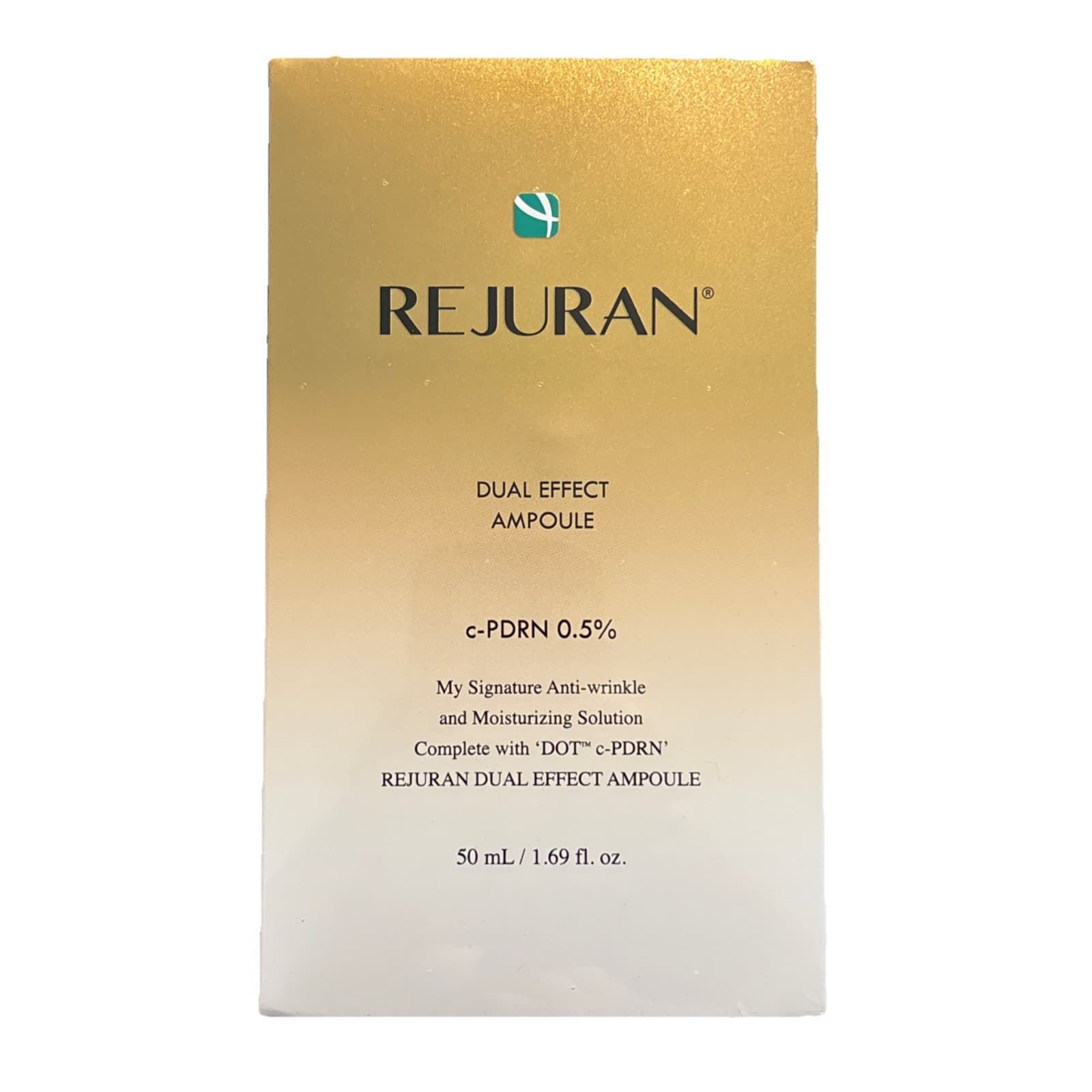 REJURAN® Dual Effect Ampoule, DOT DUAL cPDRN® Larger Size Salmon DNA Face Se...