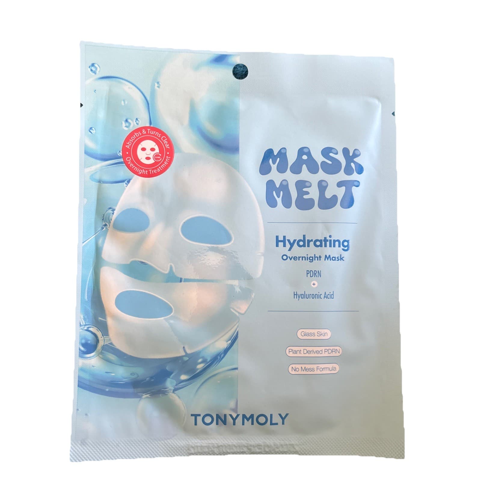 TONYMOLY PDRN + Hyaluronic Acid Overnight Hydrogel Mask - 33g