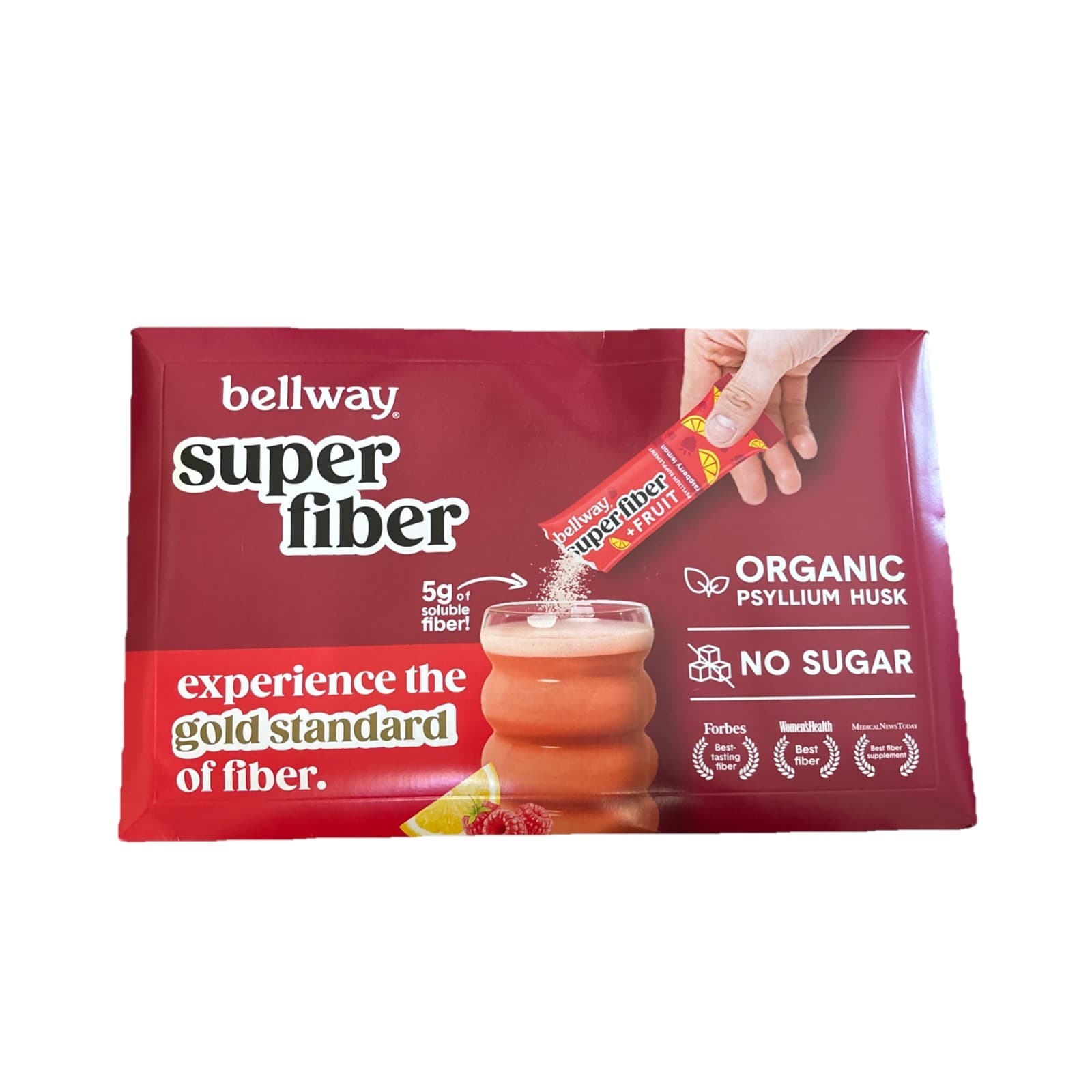 Bellway Super Fiber Sticks Digestive Support Gut Health Regularity Supplement