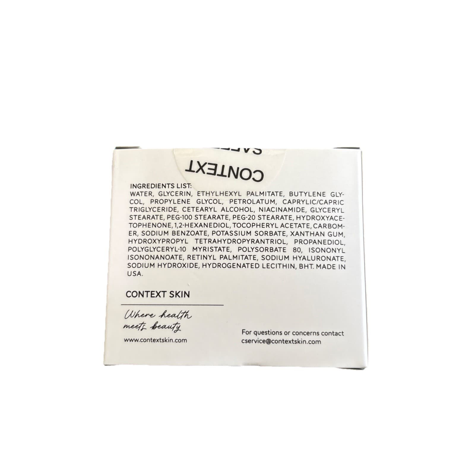 Context Skin Retinol Nicotinamide Face Cream 50g New Anti-Aging Moisturizer - Thumbnail 3