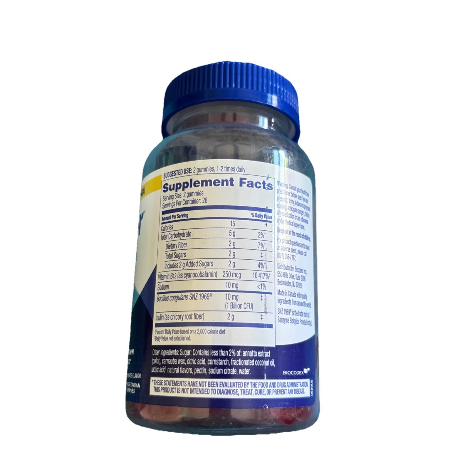 Prebiotic and Probiotic Gummies, Distive and Metabolic Support - Thumbnail 2