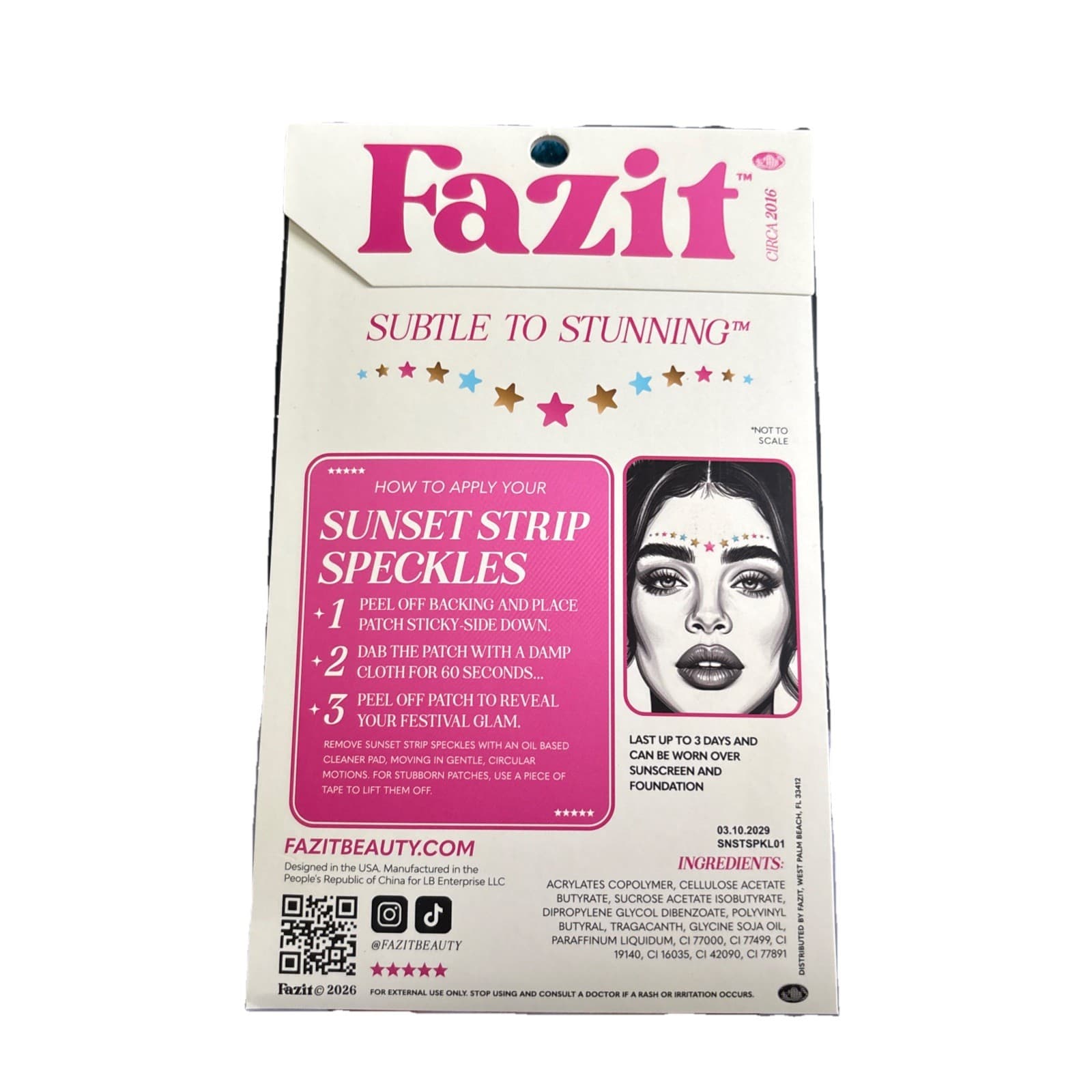 Fazit Make Up Patches YOU CHOOSE!! Rose Gold, Silver, Blue, And More! - Thumbnail 2