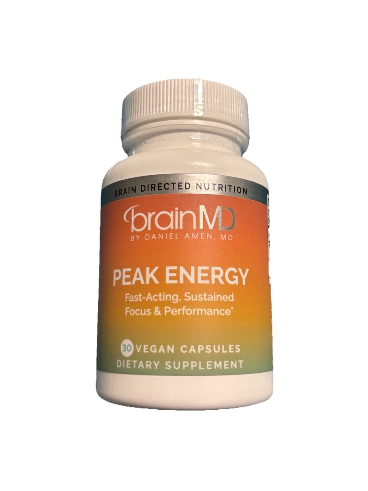 BrainMD Peak Energy PEAK ATP Paraxanthine Vegan Gluten-Free 30 Capsules