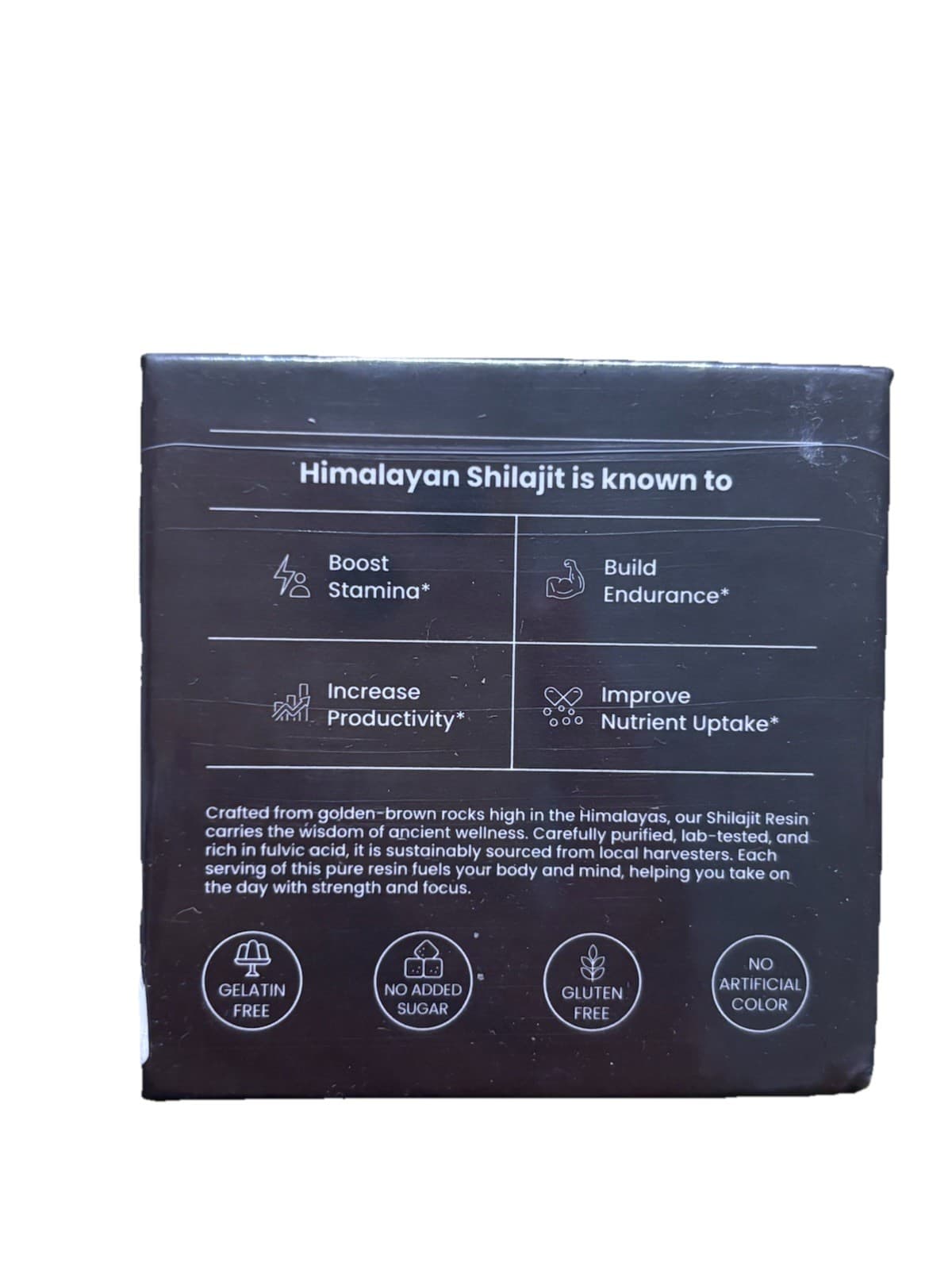 Anecdote Himalayan Shilajit Resin 500mg 30 Sachets Dietary Supplement Vegan - Thumbnail 4