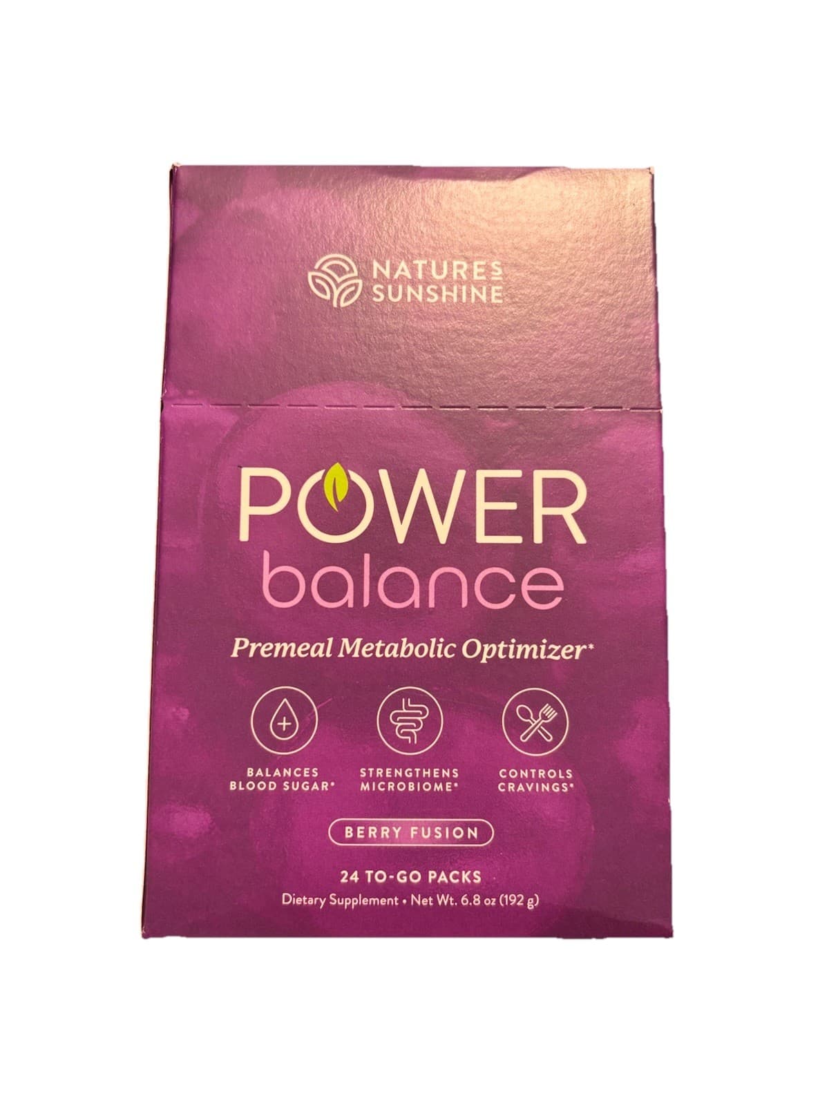 Nature's Sunshine Power Balance Berry Fusion 24 Vegan Gluten Free Keto