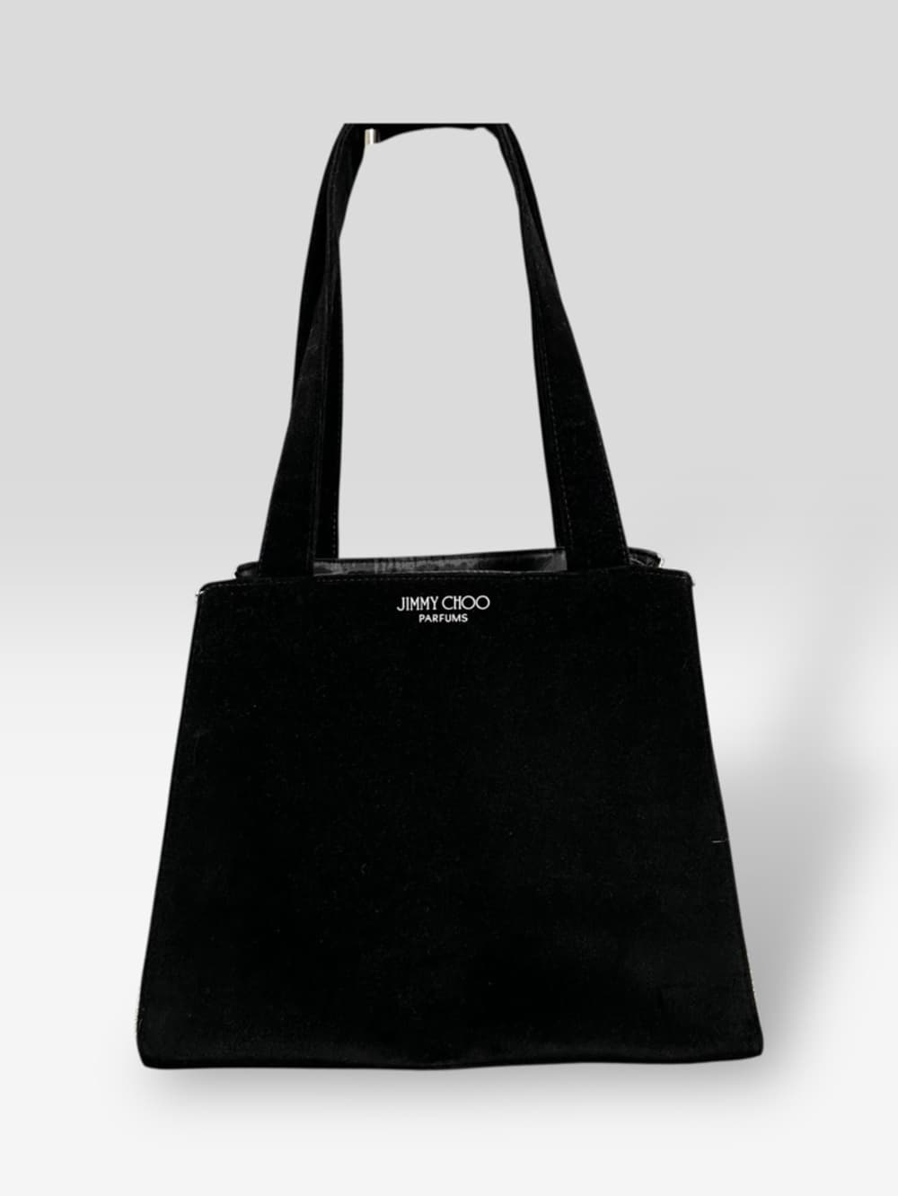 Jimmy Choo Black & Silver Glitter Tote - Thumbnail 2