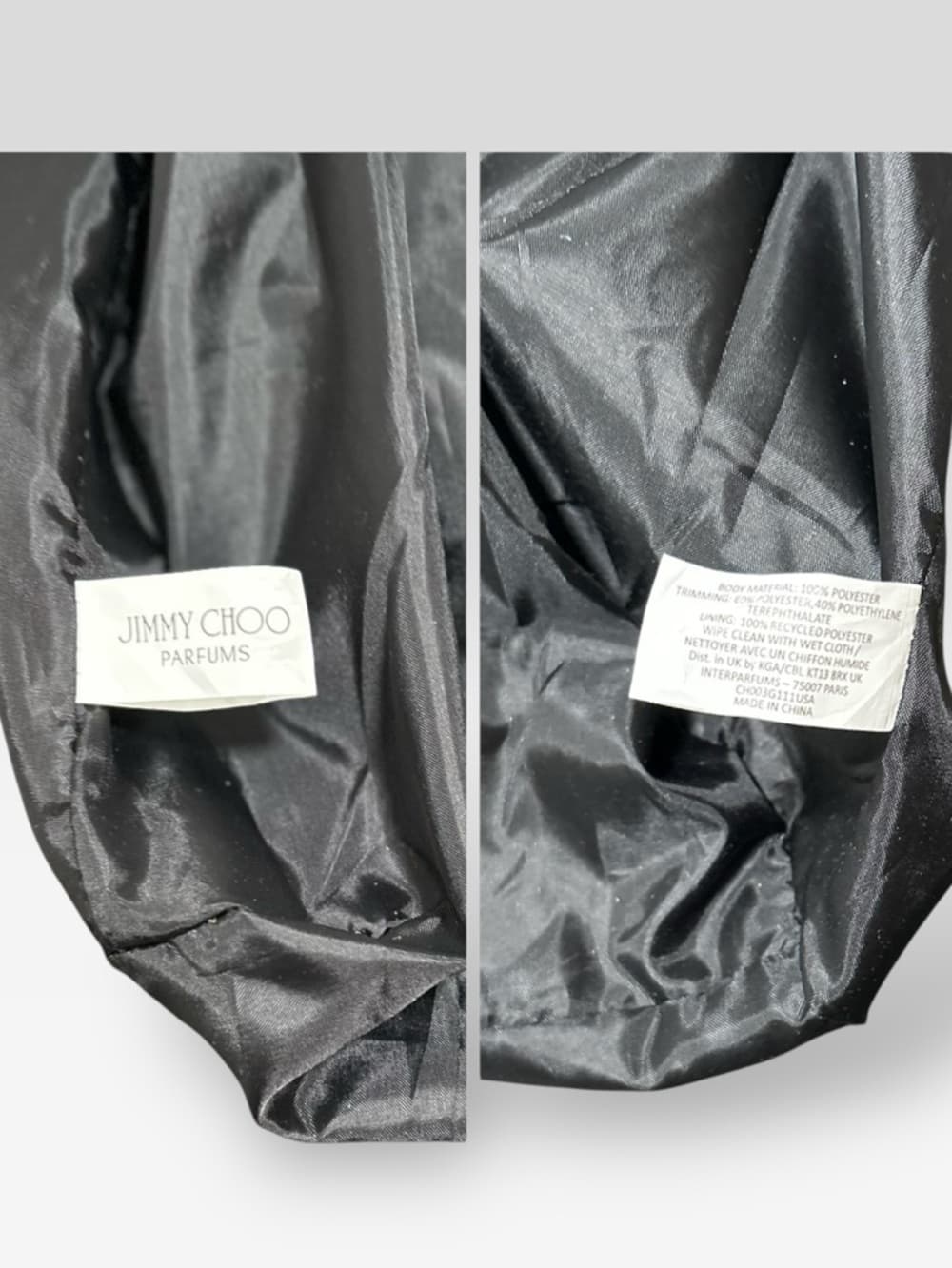 Jimmy Choo Black & Silver Glitter Tote - Thumbnail 9