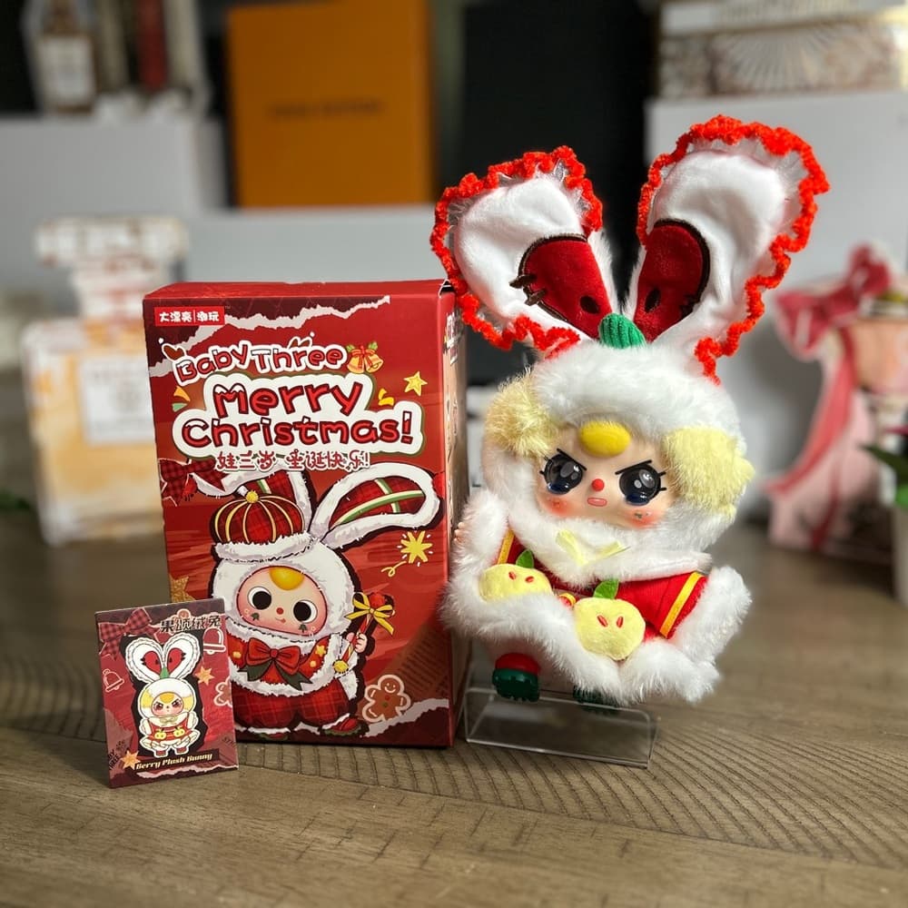 Baby Three Christmas Plush - Berry Plush Bunny