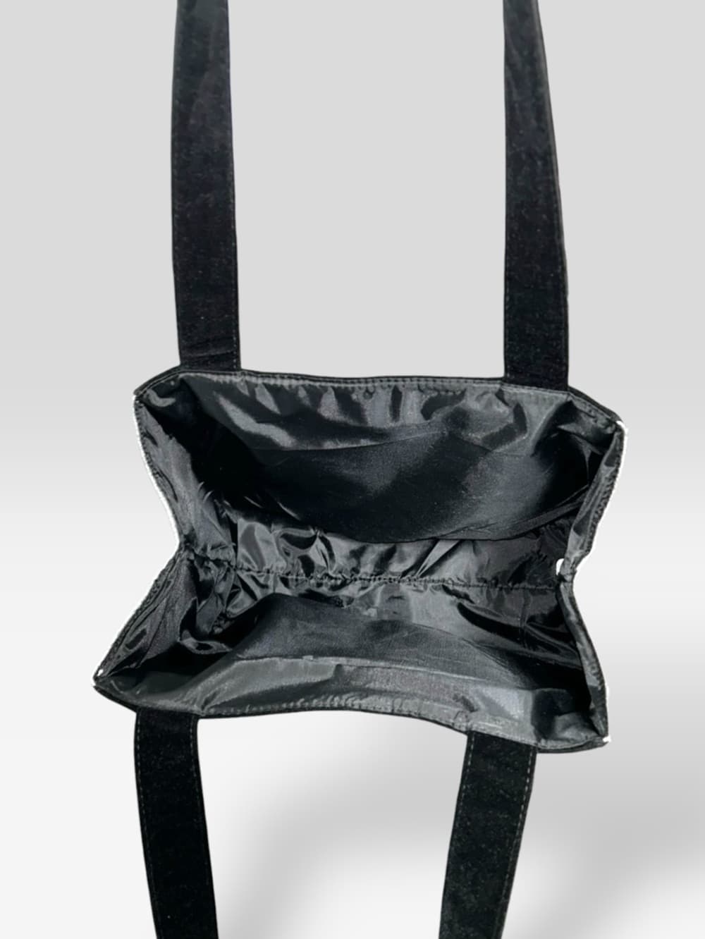Jimmy Choo Black & Silver Glitter Tote - Thumbnail 8