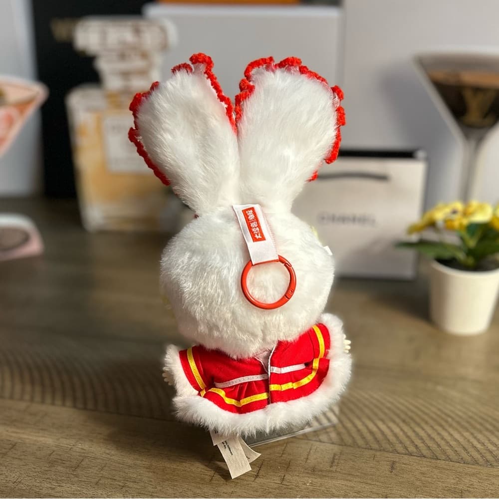 Baby Three Christmas Plush - Berry Plush Bunny (moveable eyes) - Thumbnail 5
