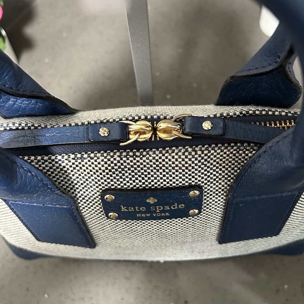 Kate Spade Dome-Top Tweed Satchel - Thumbnail 7